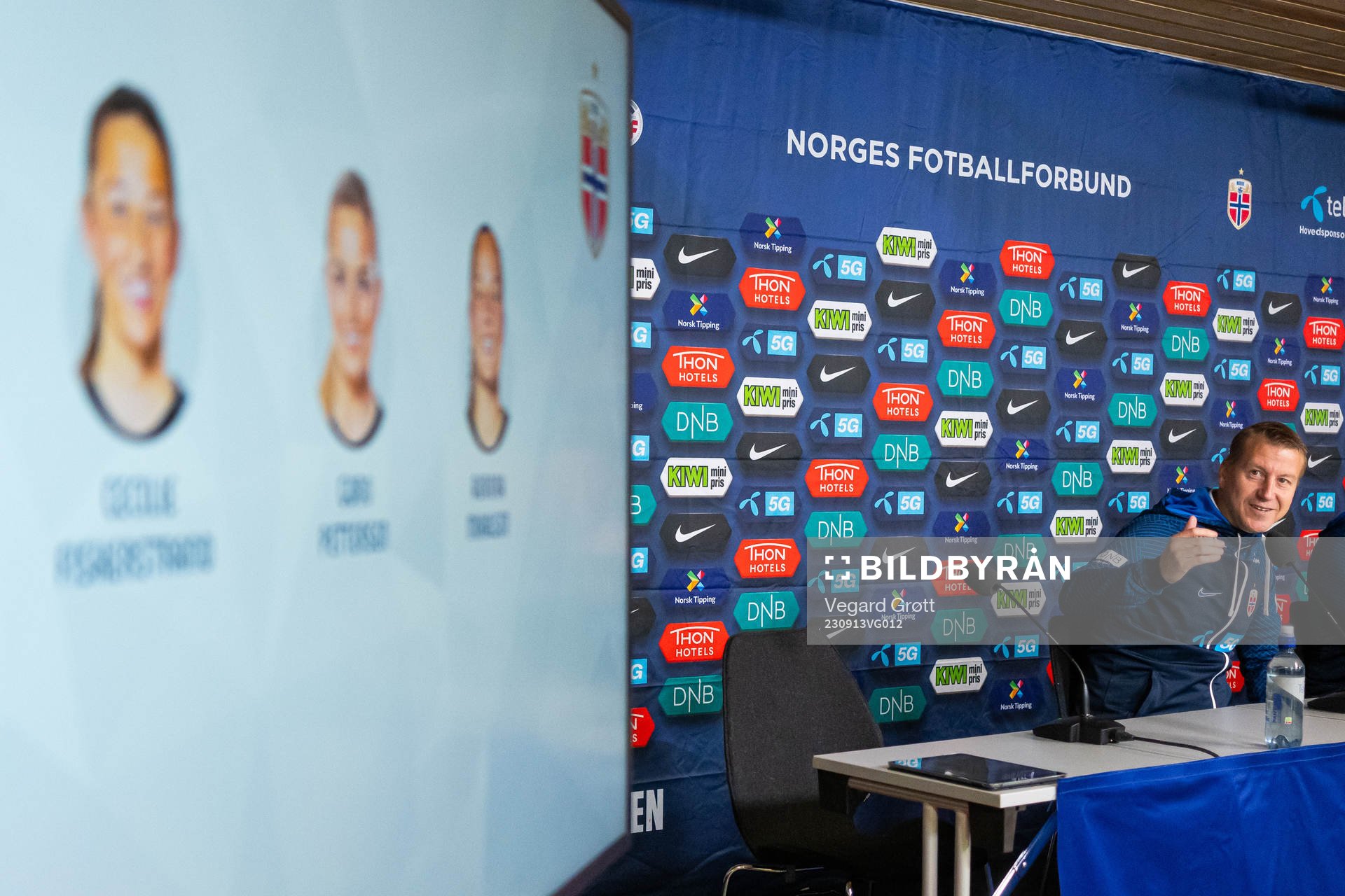 Leif Gunnar Smerud, interim head coach of the Norwegian