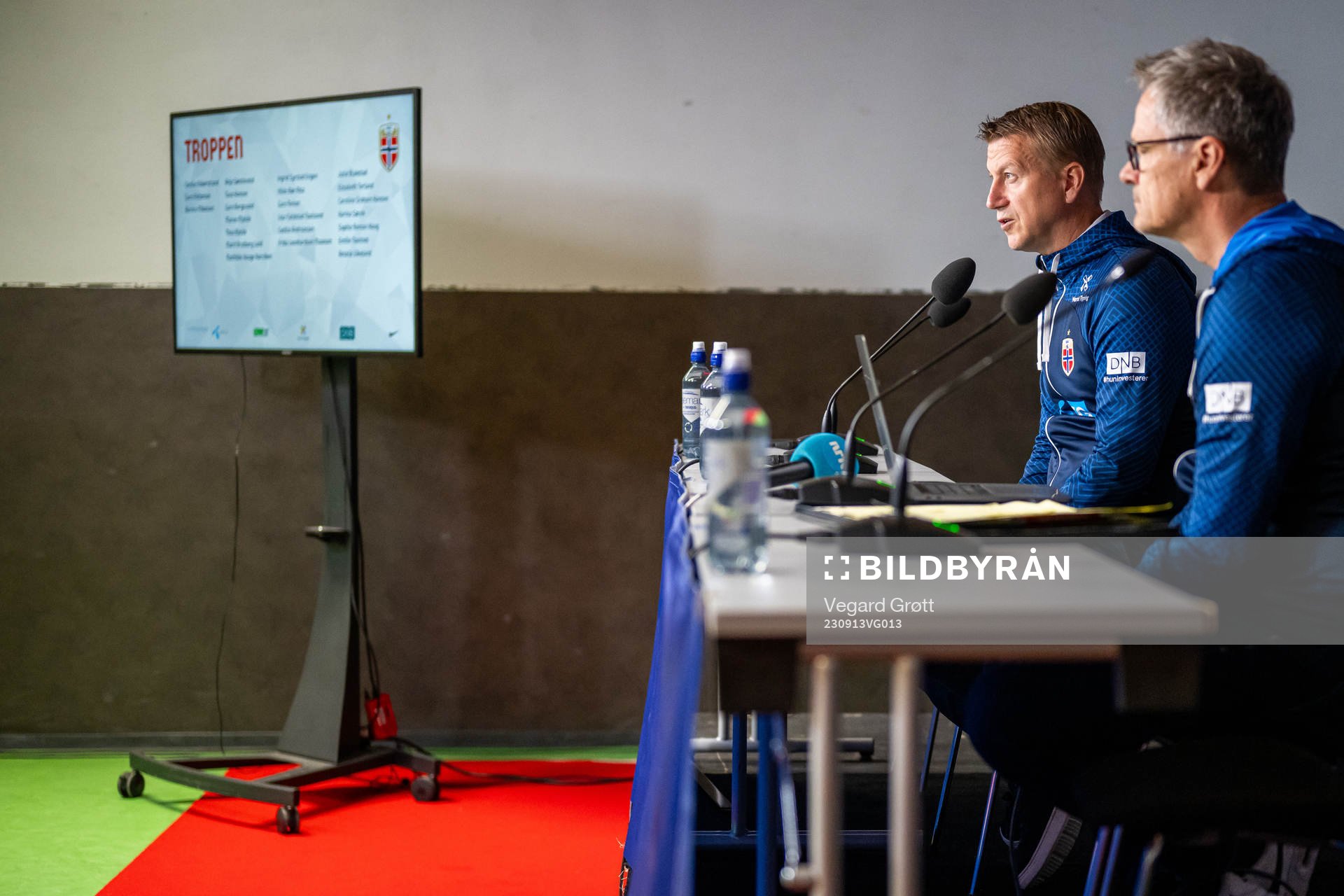 Leif Gunnar Smerud, interim head coach of the Norwegian