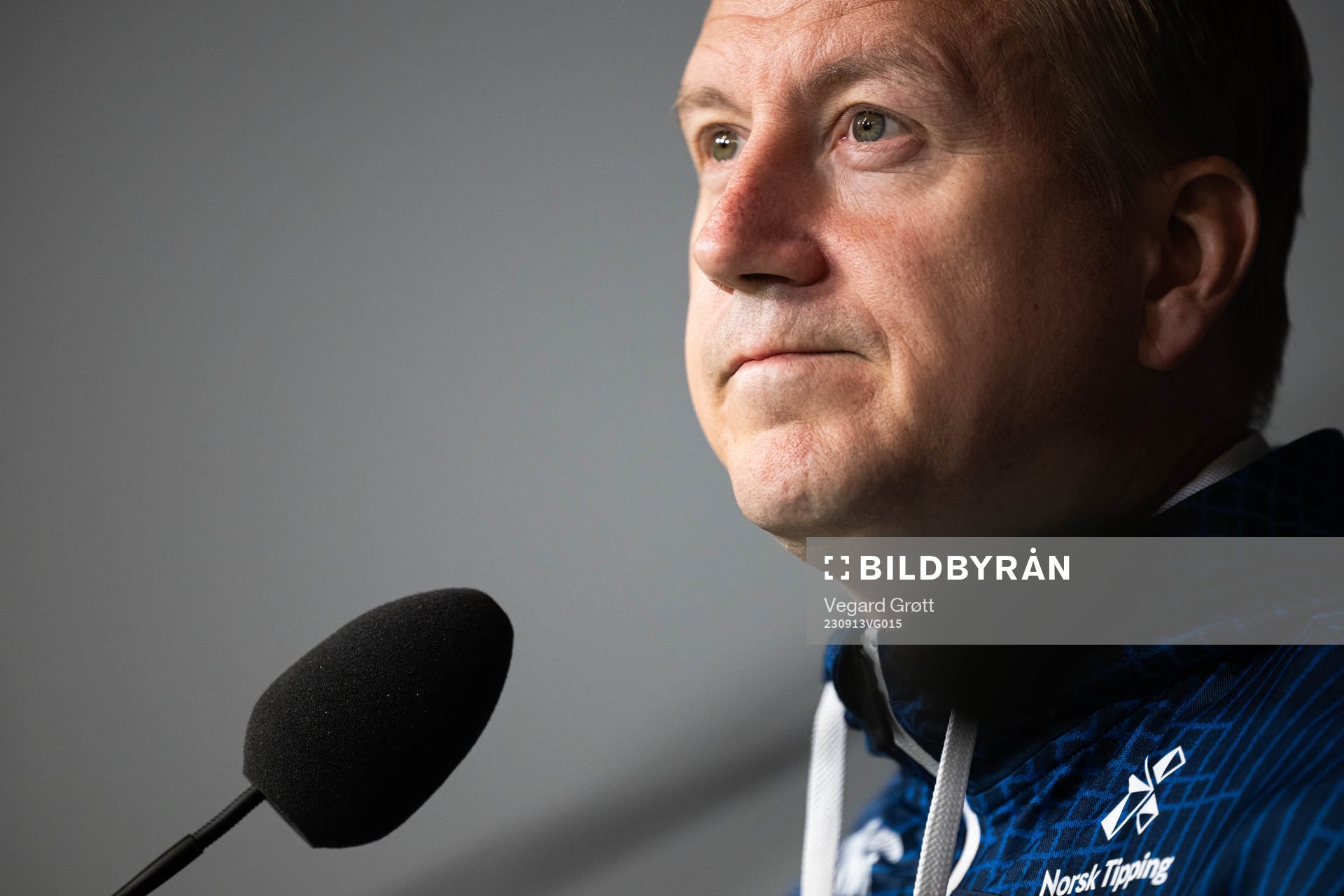 Leif Gunnar Smerud, interim head coach of the Norwegian