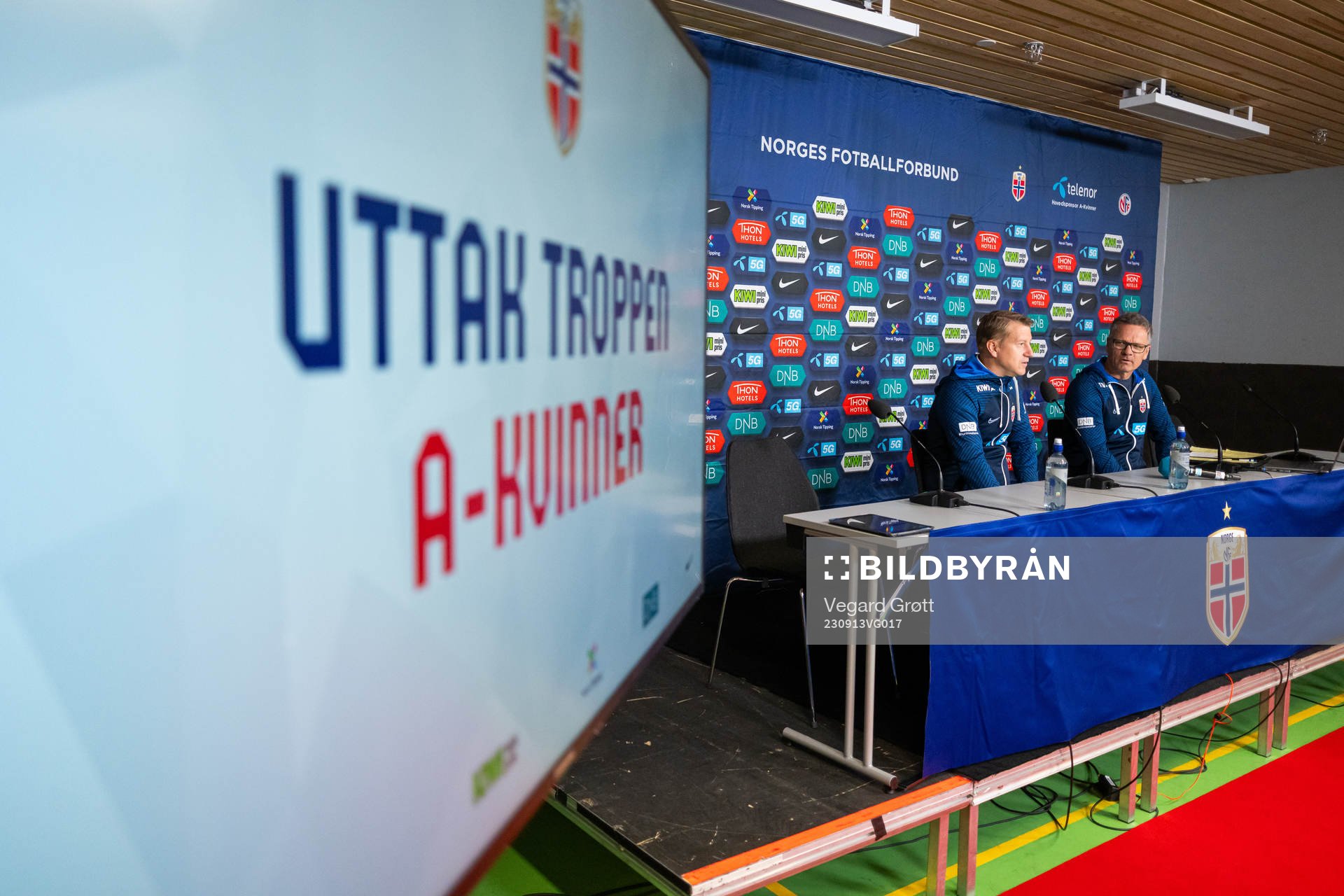 Leif Gunnar Smerud, interim head coach of the Norwegian