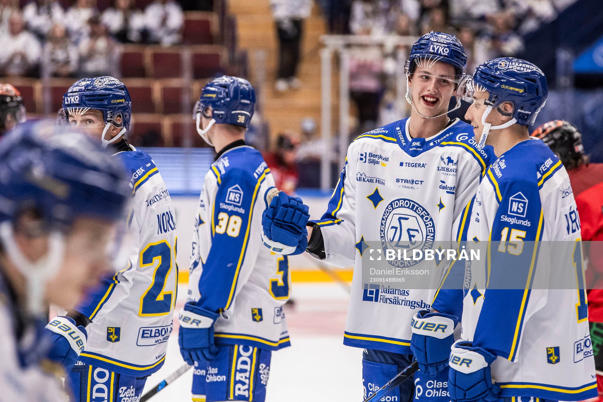 Leksands Max Veronneau och Anton Johansson