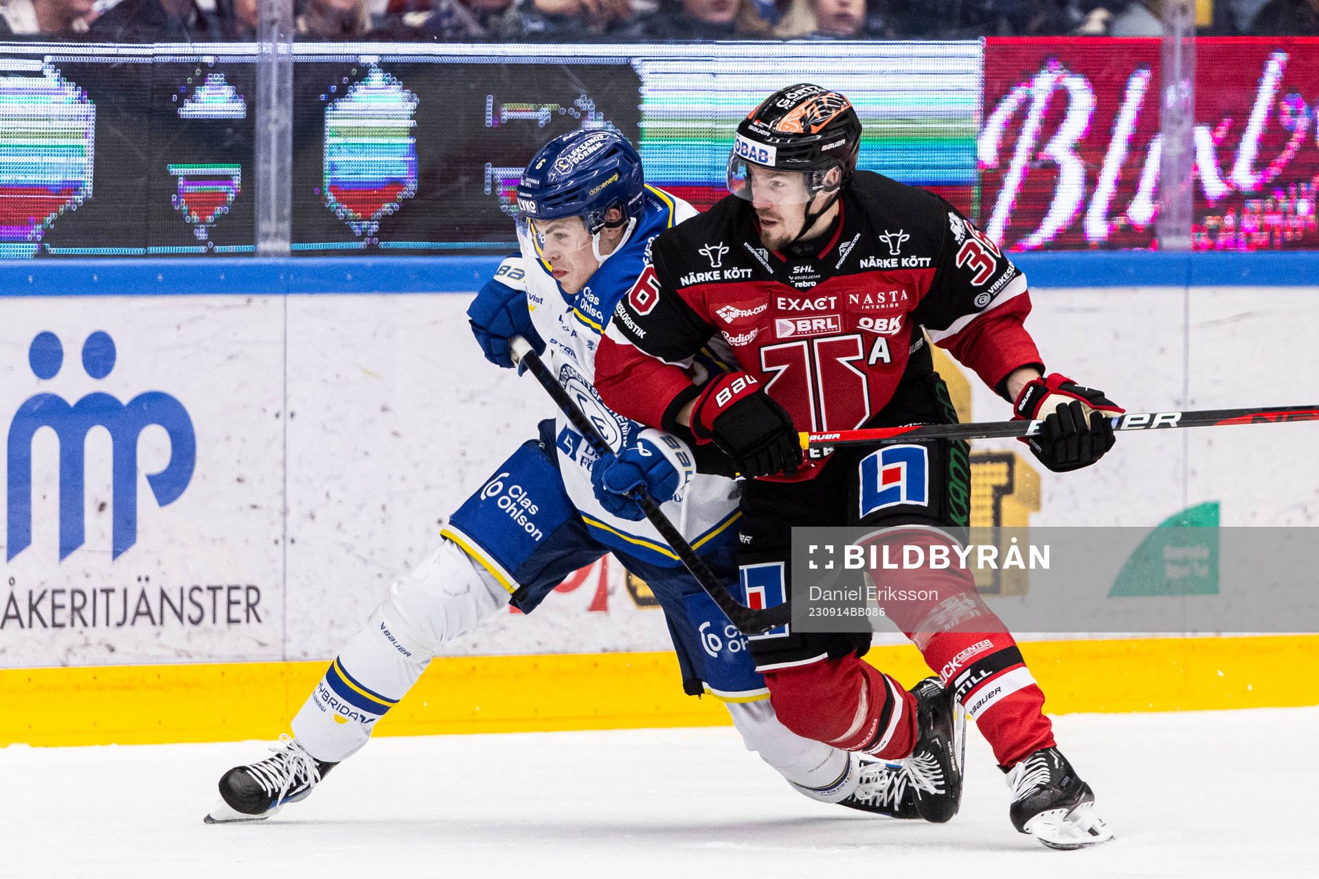 Leksands Alexander Lundqvist och Örebros Emil Larsson