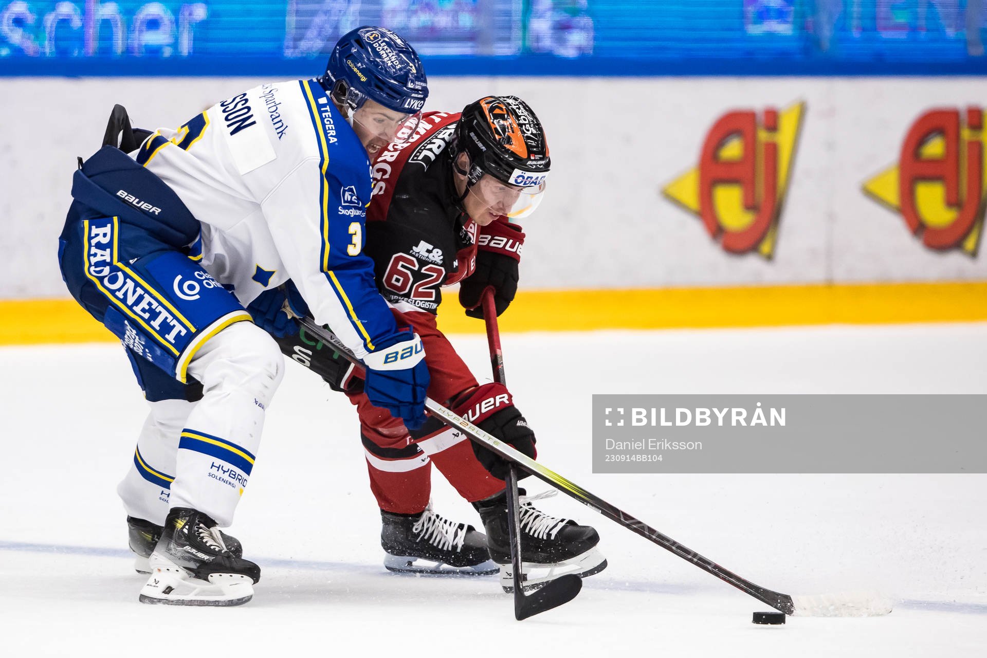 Leksands Fred Nilsson och Örebros Robert Leino