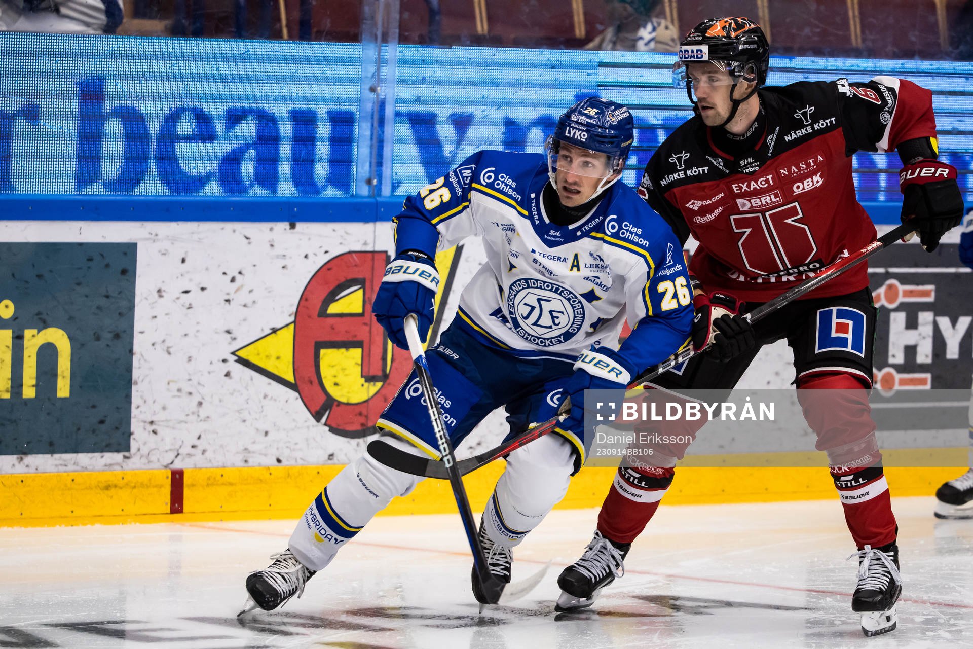 Leksands Patrik Noren och Örebros Filip Berglund