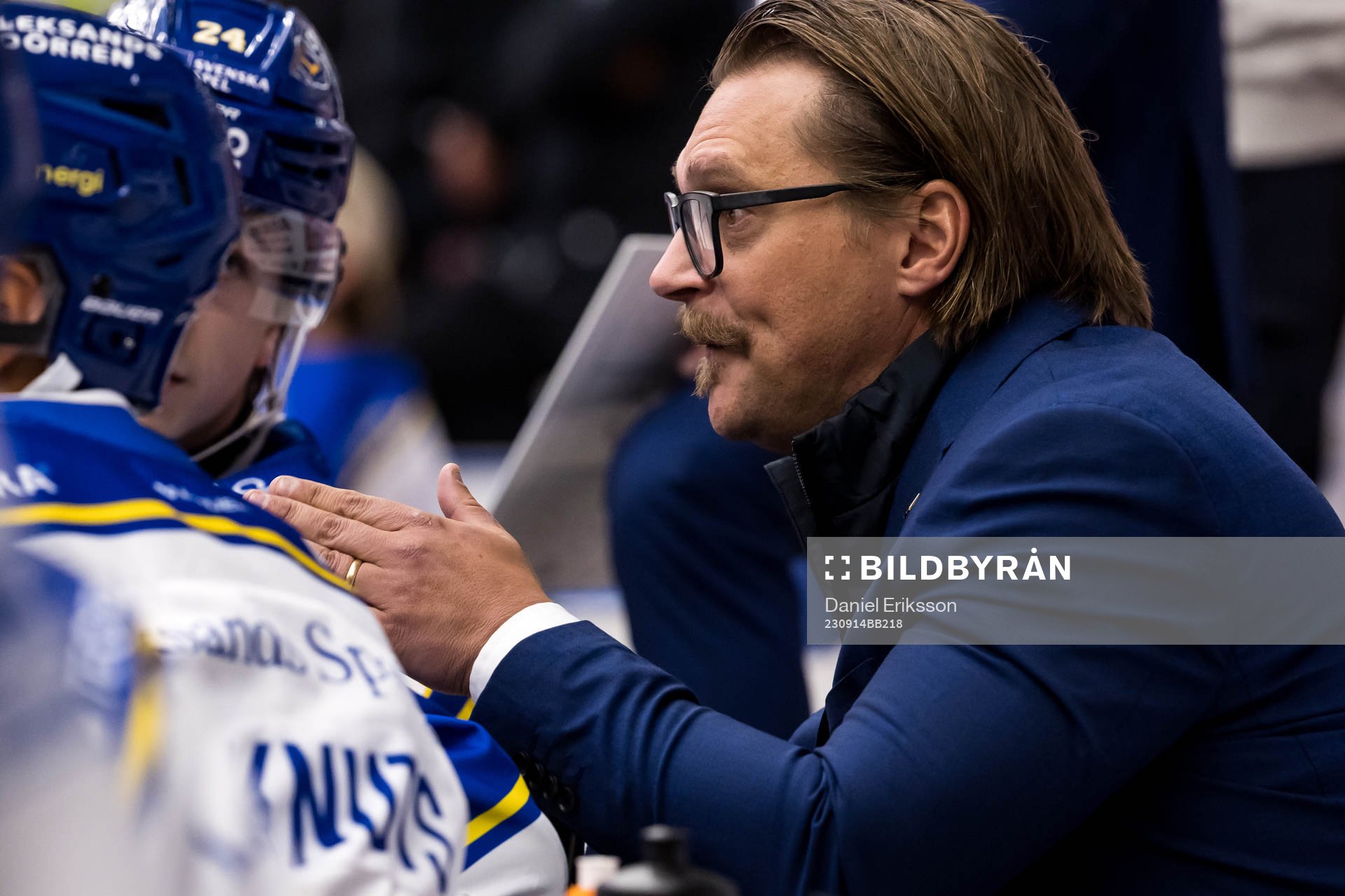 Leksands tränare Björn Hellkvist