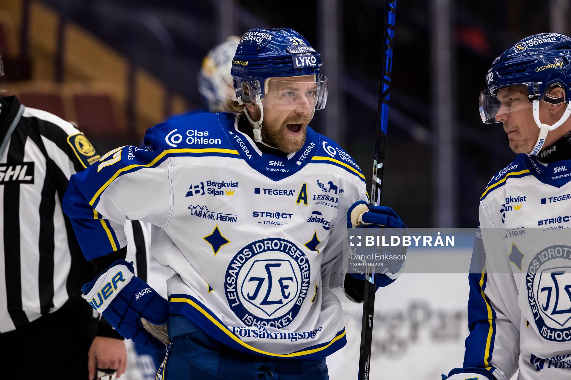 Leksands Anton Lindholm jublar