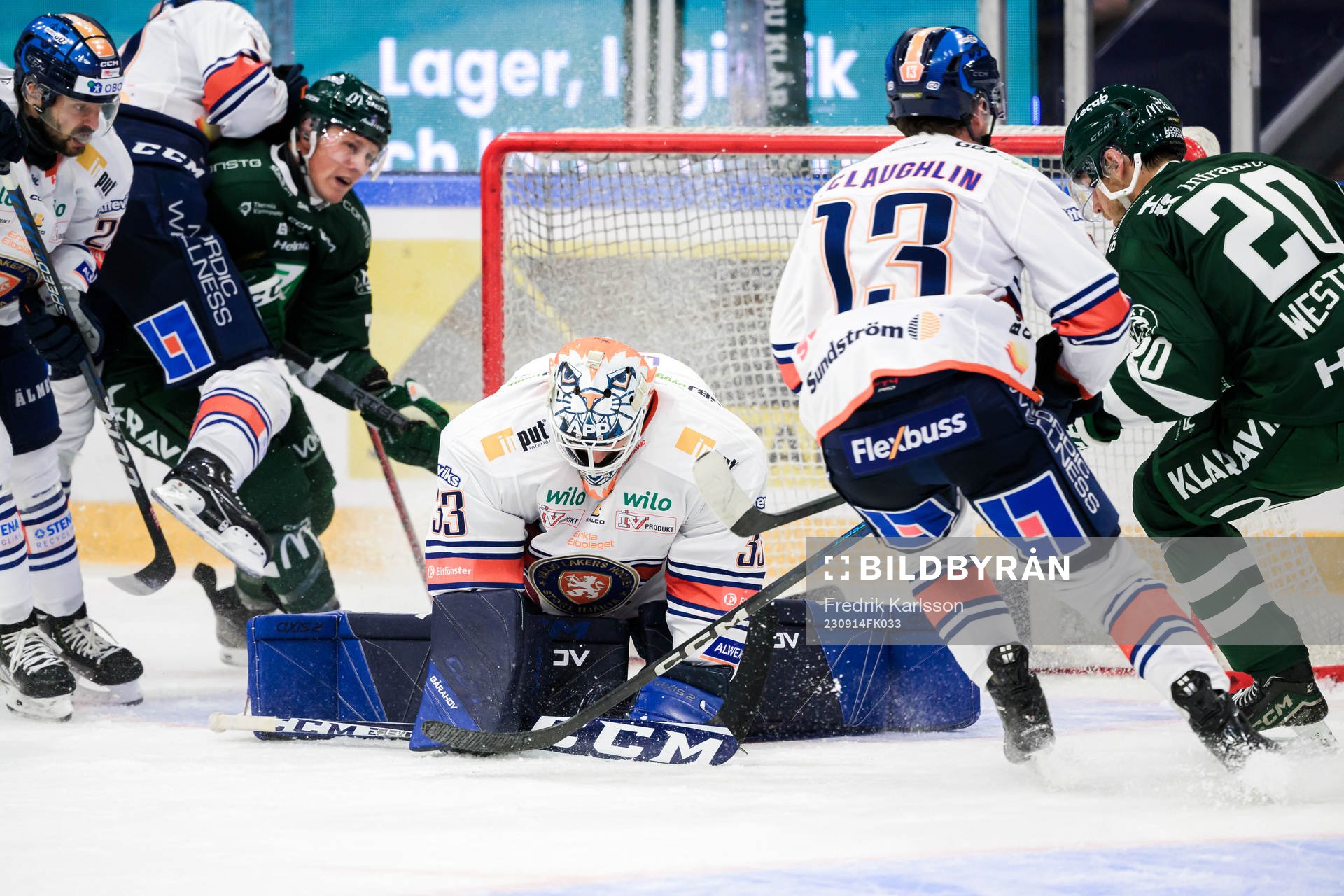 Växjös målvakt Emil Larmi