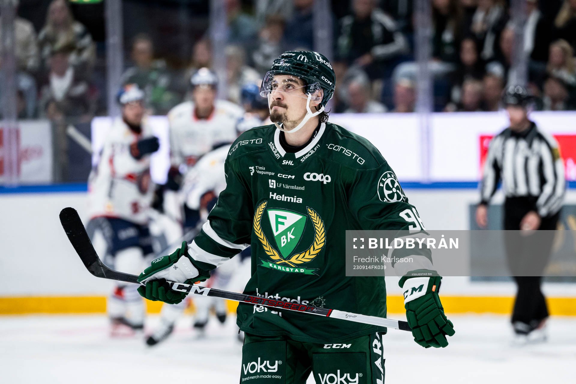 Färjestads David Tomasek deppar