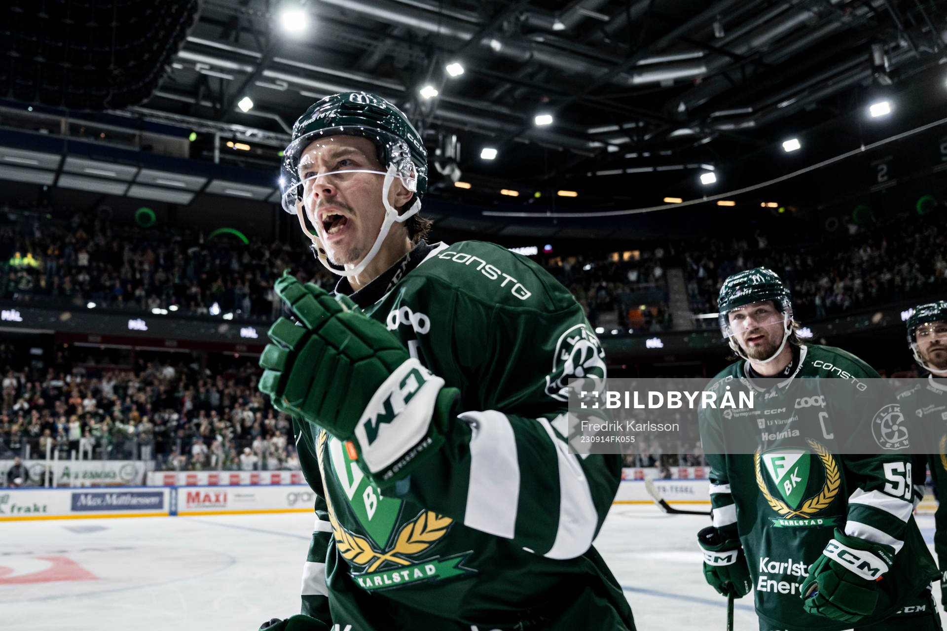 Färjestads Joakim Nygård jublar