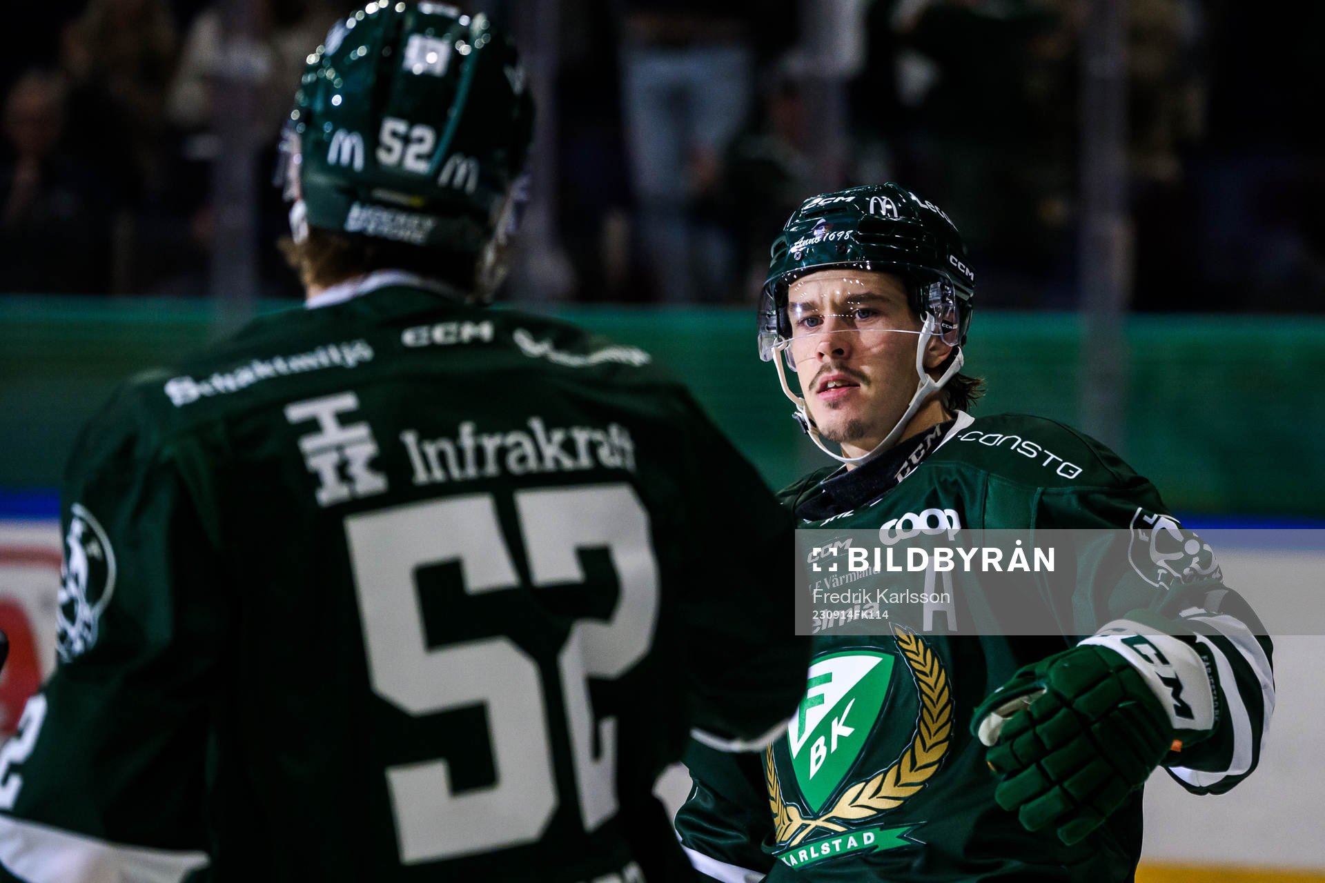 Färjestads Joakim Nygård jublar