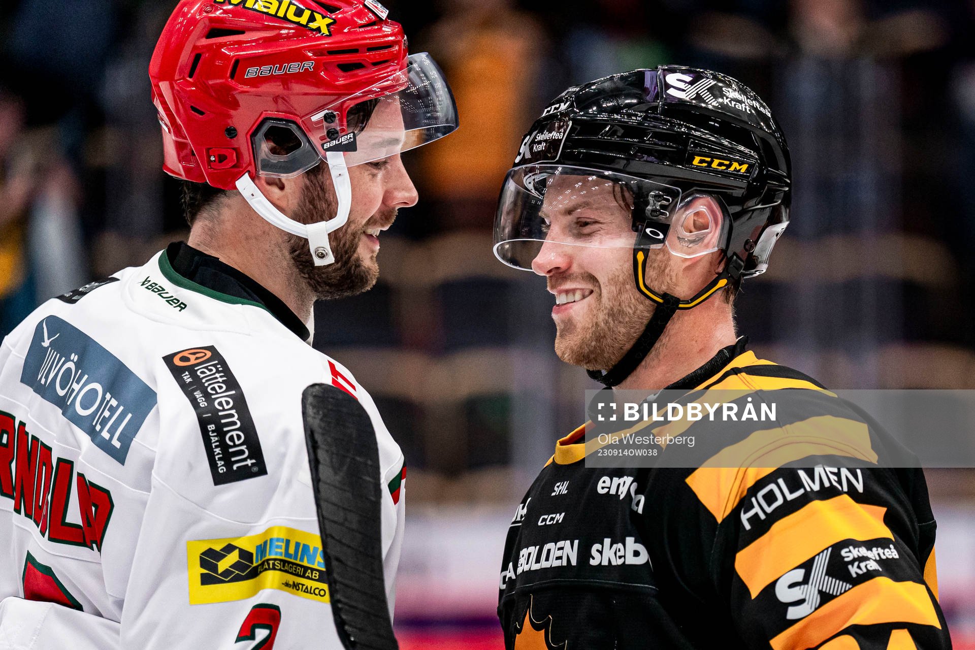 MoDos David Rundblad och Skellefteås Oscar Lindberg