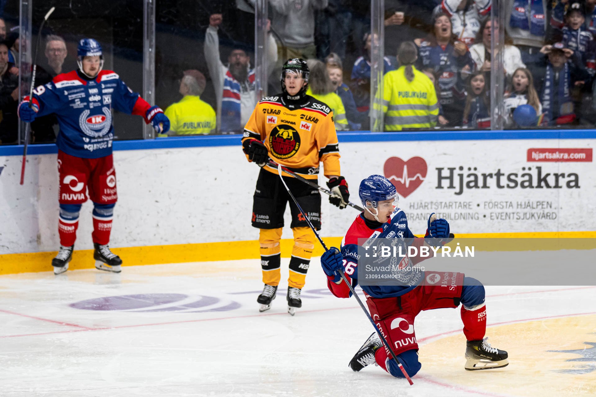 Oskarshamns Lukas Jasek jublar
