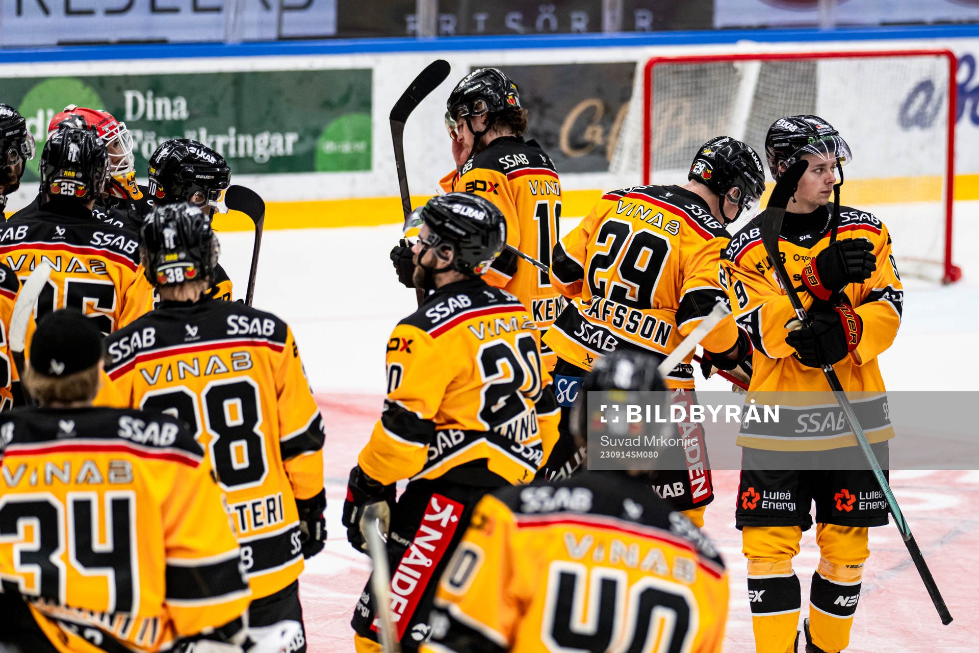Luleås spelare deppar