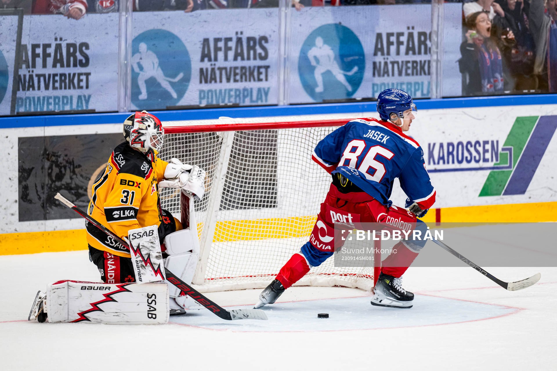 Oskarshamns Lukas Jasek jublar