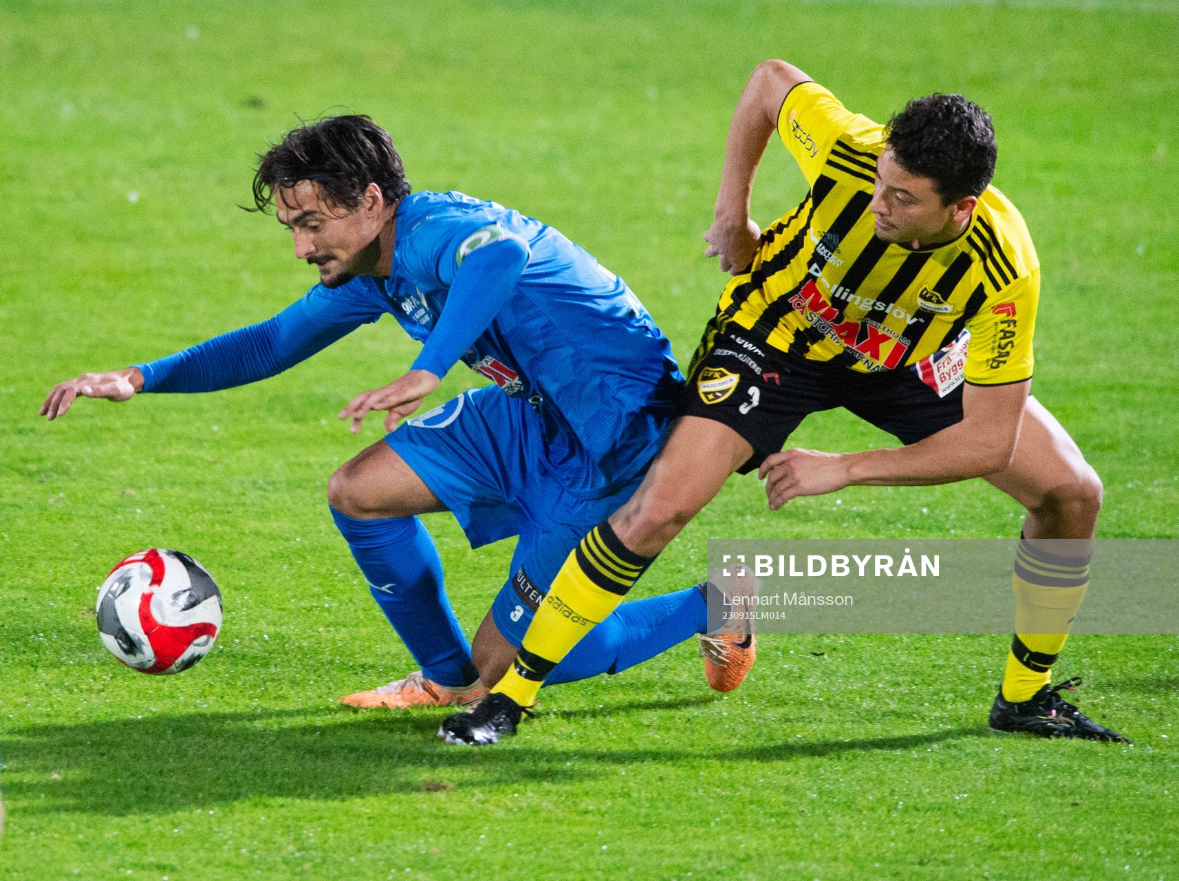 IFK Hässleholms Isak Orajärvi i matchen i division 2