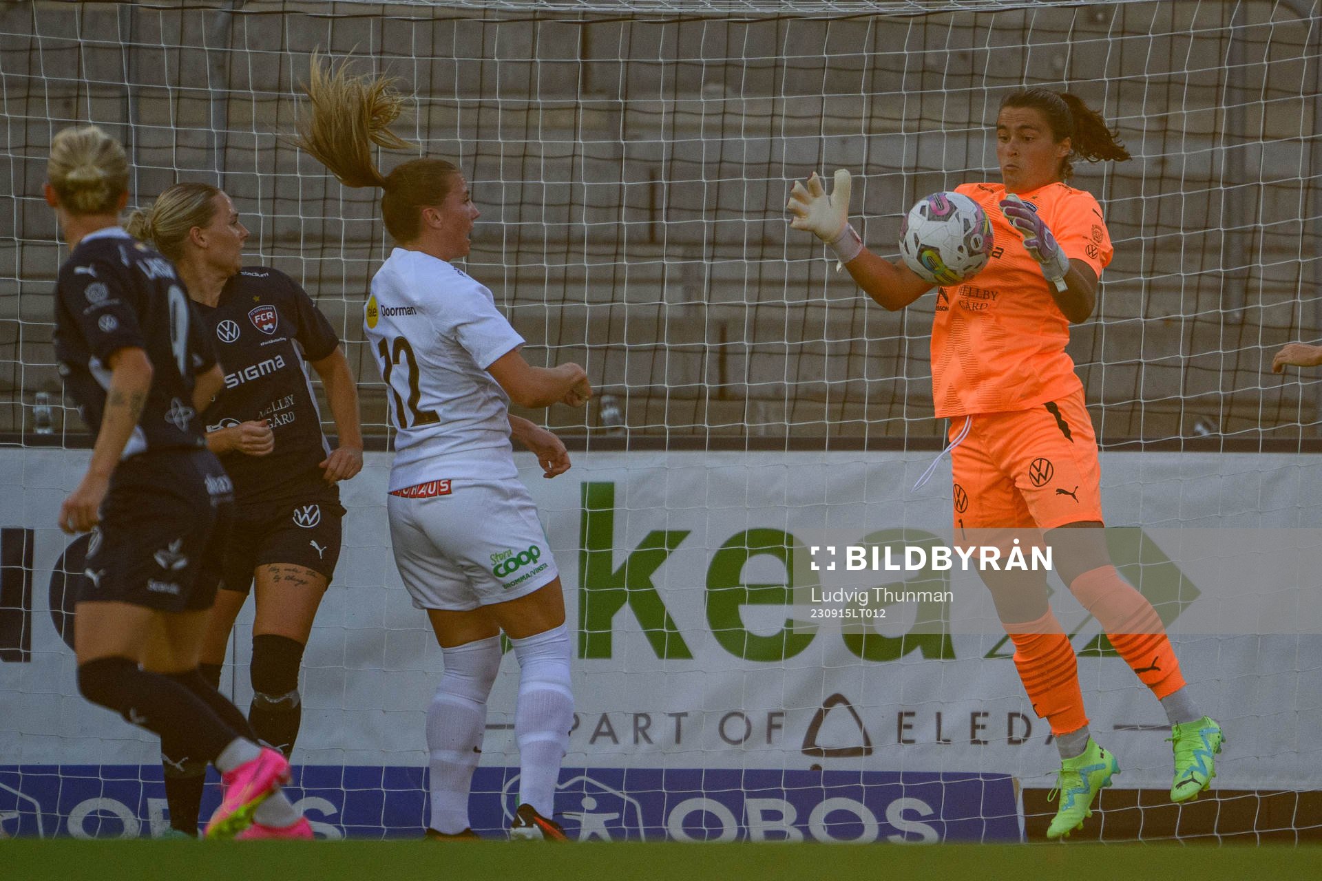 FC Rosengårds målvakt Eartha Cumings