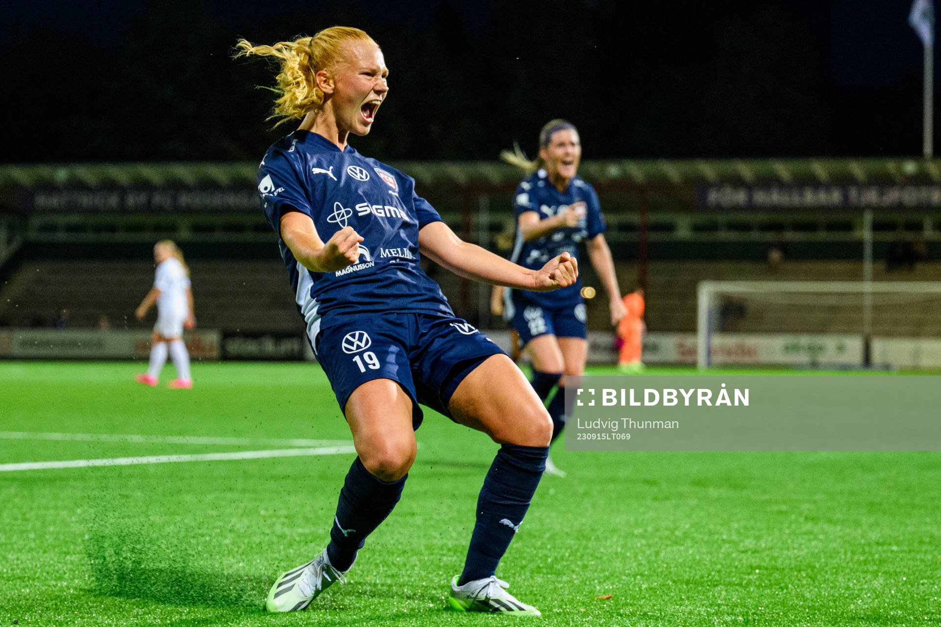 FC Rosengårds Sofie Bruun Bredgaard jublar