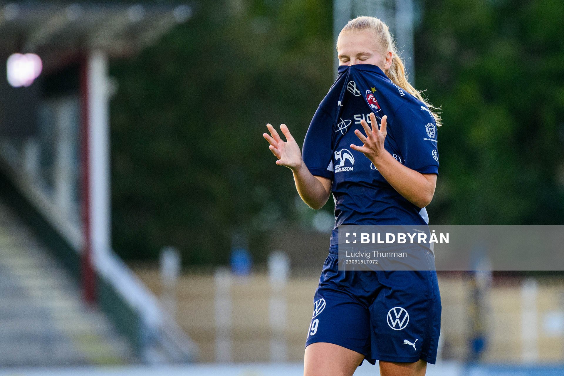 FC Rosengårds Sofie Bruun Bredgaard deppar