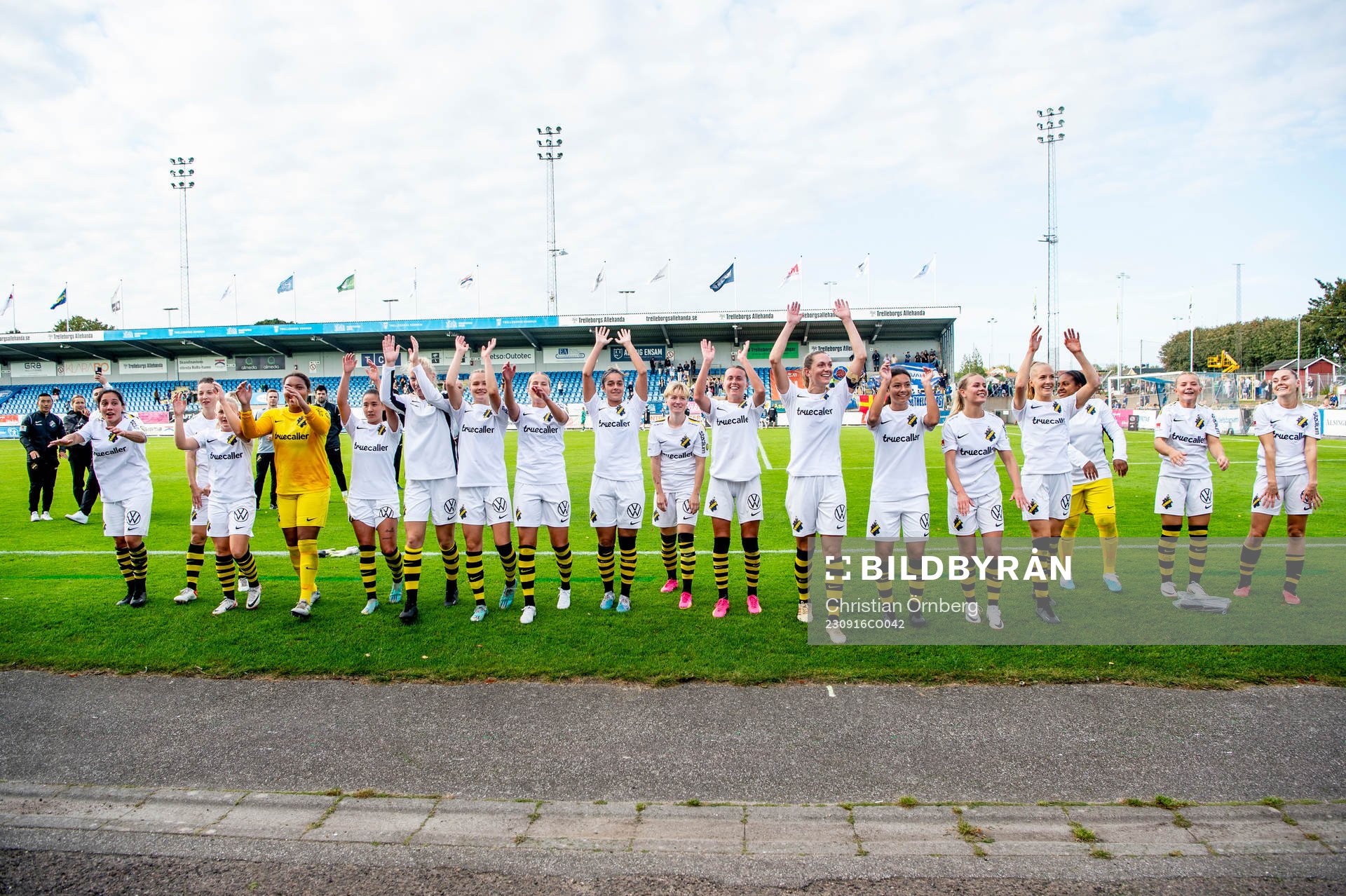 AIKs spelare jublar