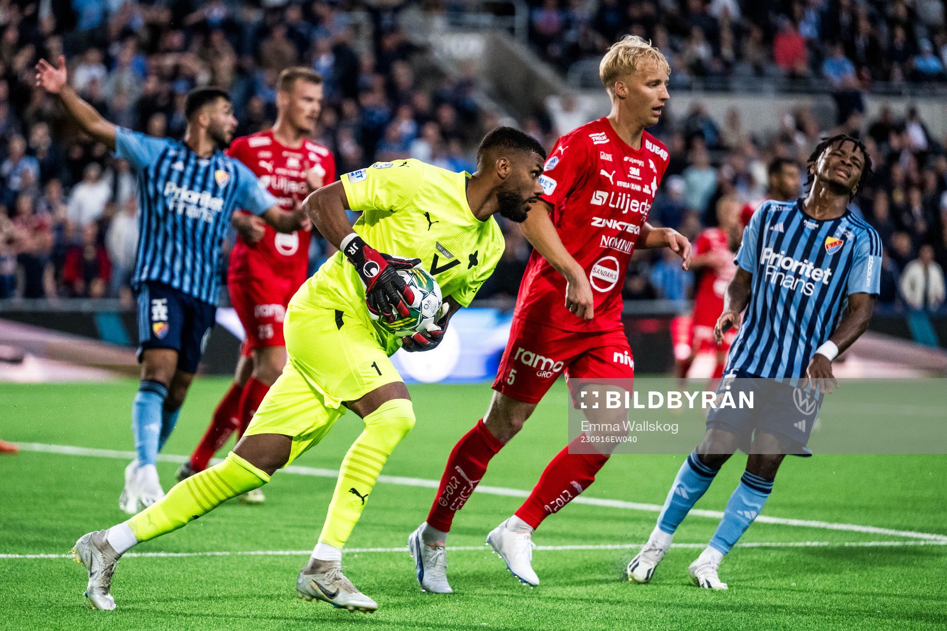 Värnamos målvakt Jonathan Ursin Rasheed
