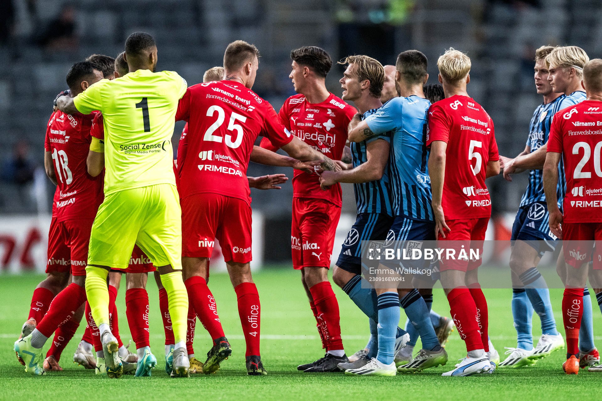 Värnamos Wenderson Oliveira do Nascimento och Djurgårdens