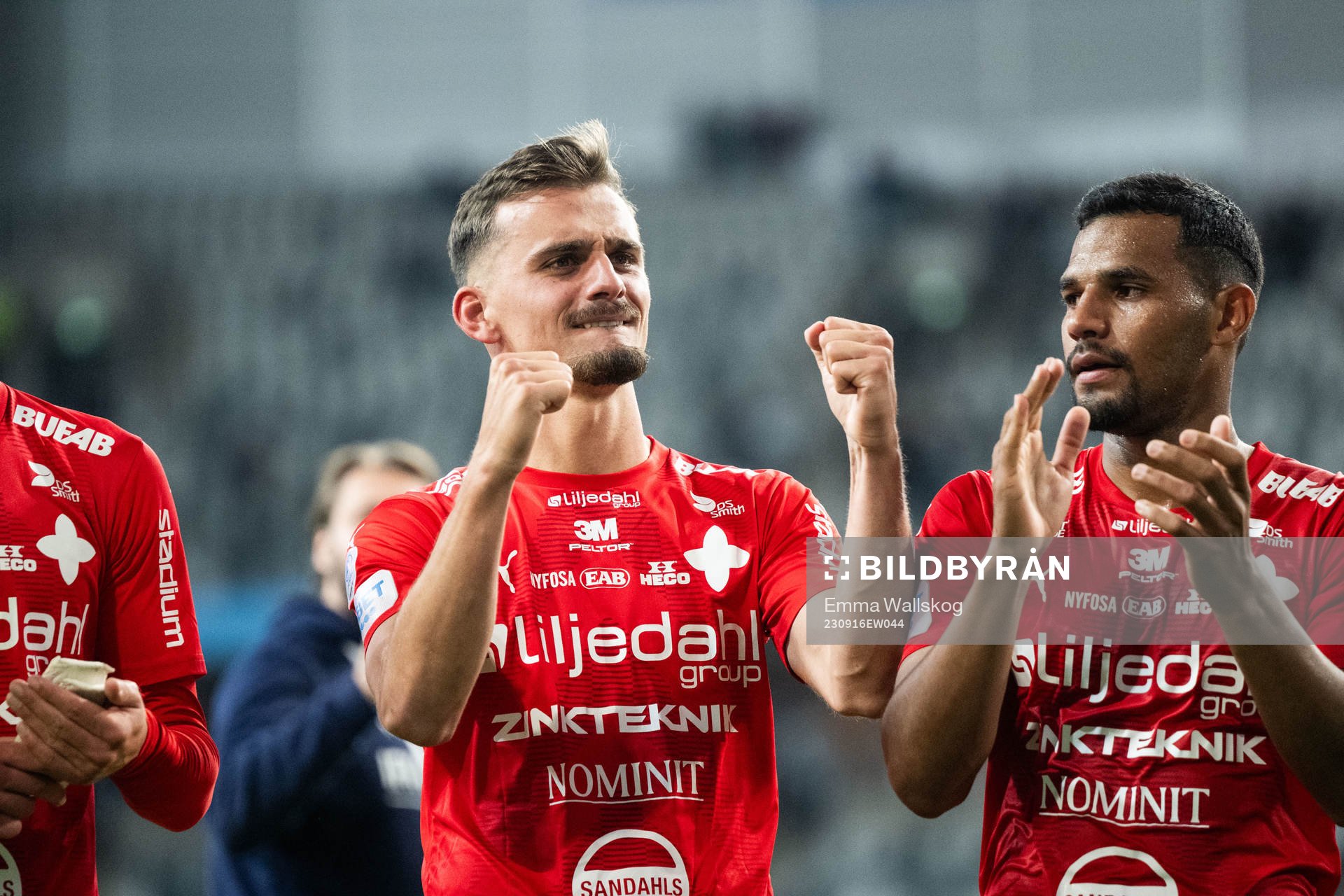 Värnamos Ajdin Zeljkovic jublar