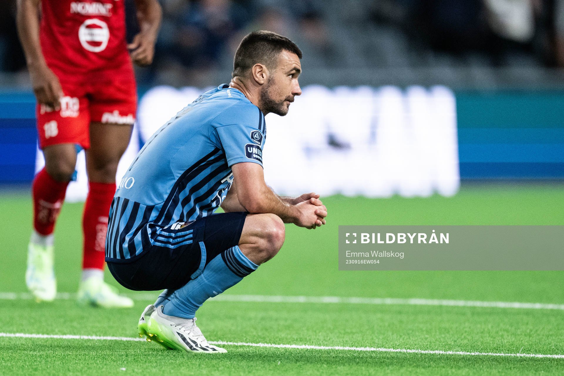 Djurgårdens Carlos Moros Gracia deppar