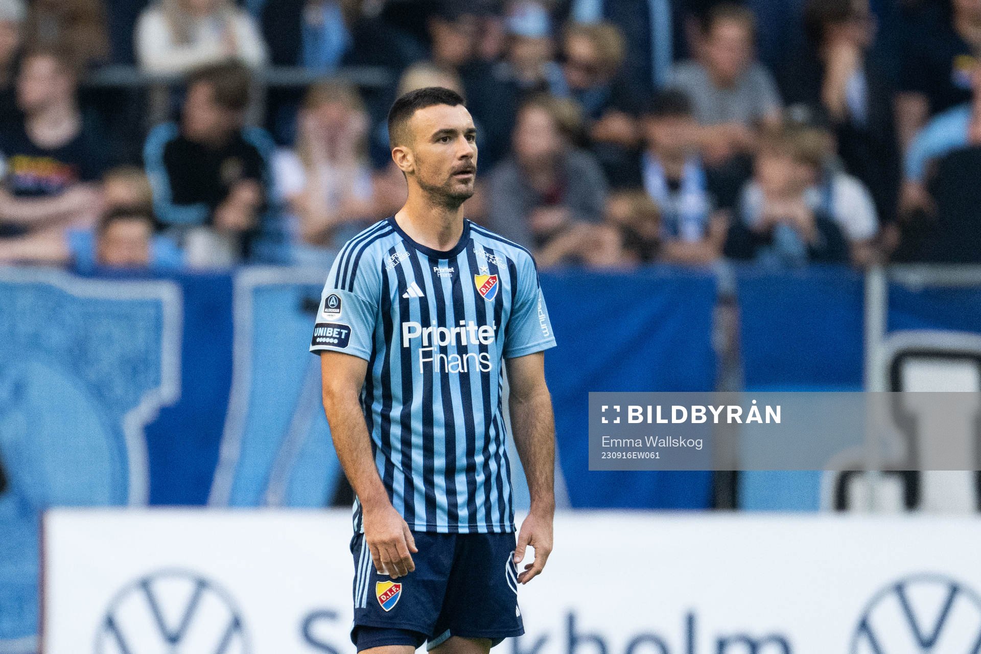 Djurgårdens Carlos Moros Gracia deppar