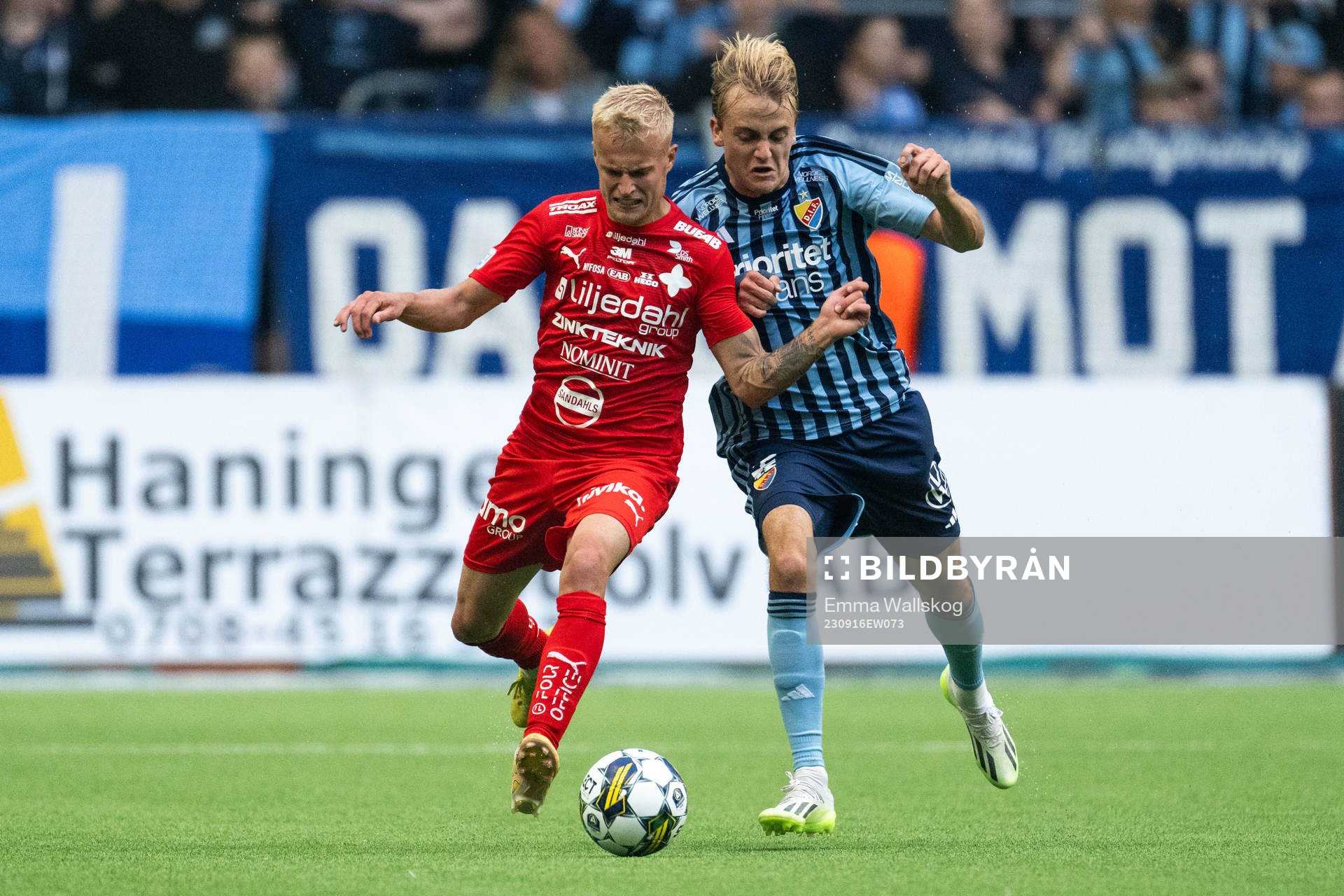 Värnamos Viktor Bergh och Djurgårdens Oskar Fallenius