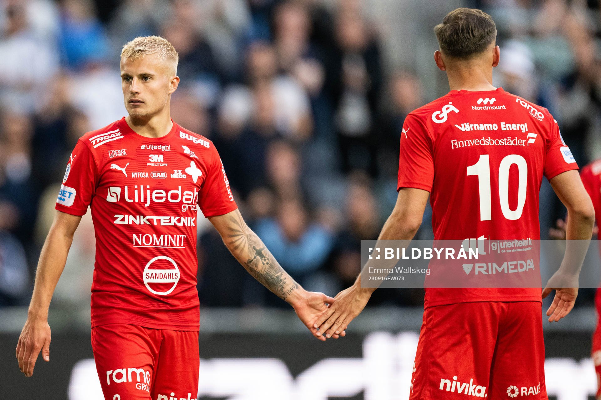 Värnamos Viktor Bergh och Ajdin Zeljkovic