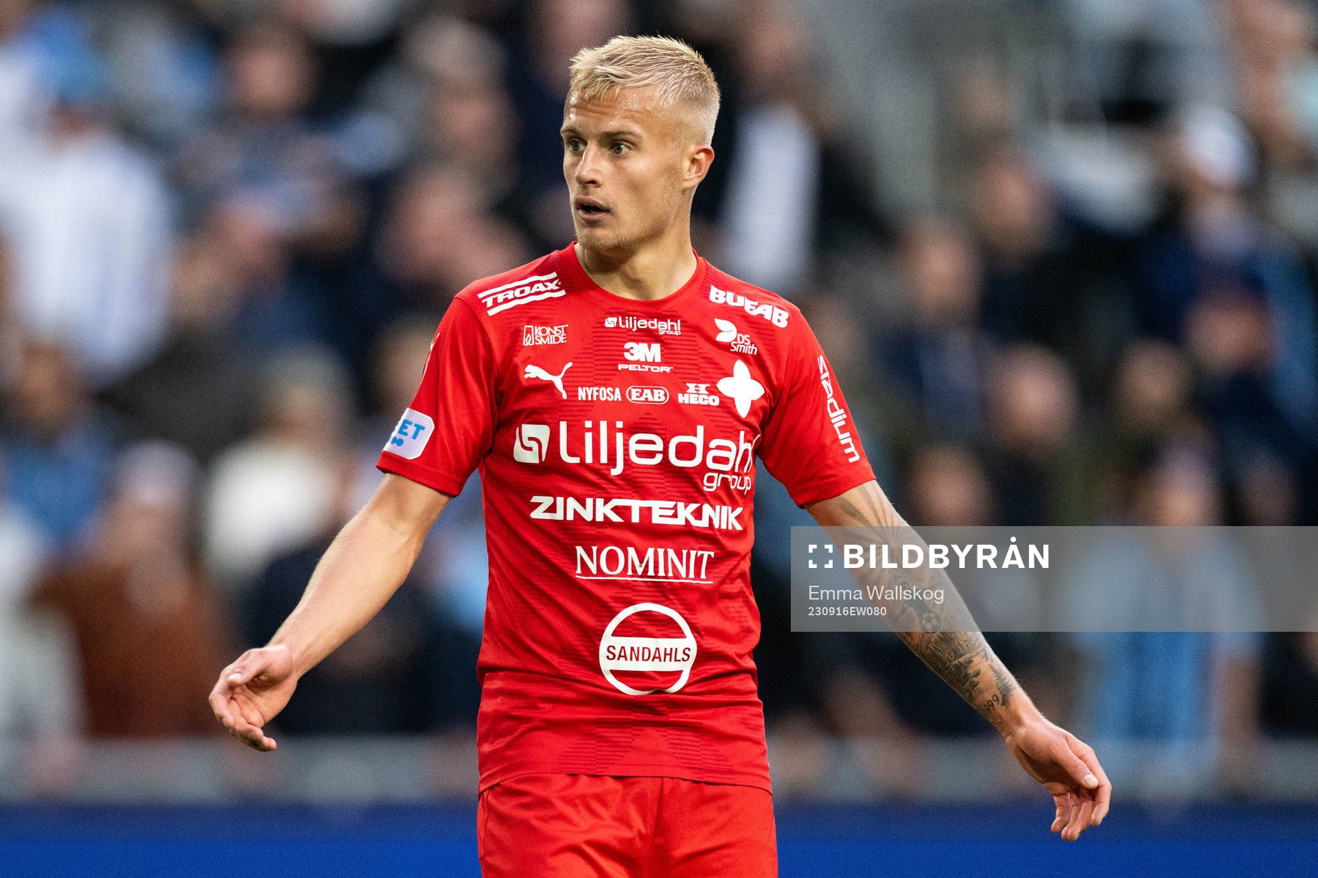 Värnamos Viktor Bergh reagerar