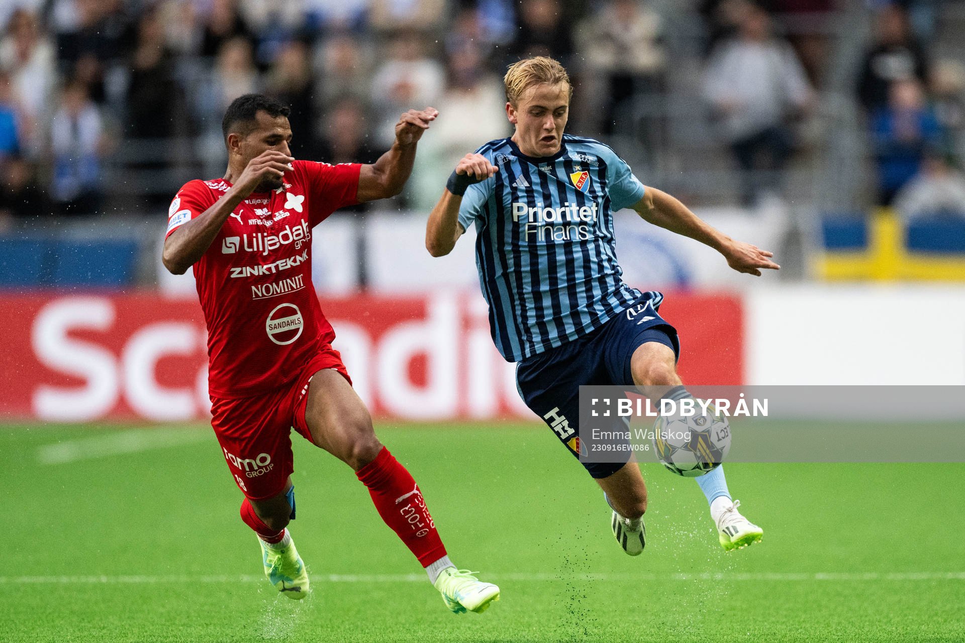 Värnamos Wenderson Oliveira do Nascimento och Djurgårdens