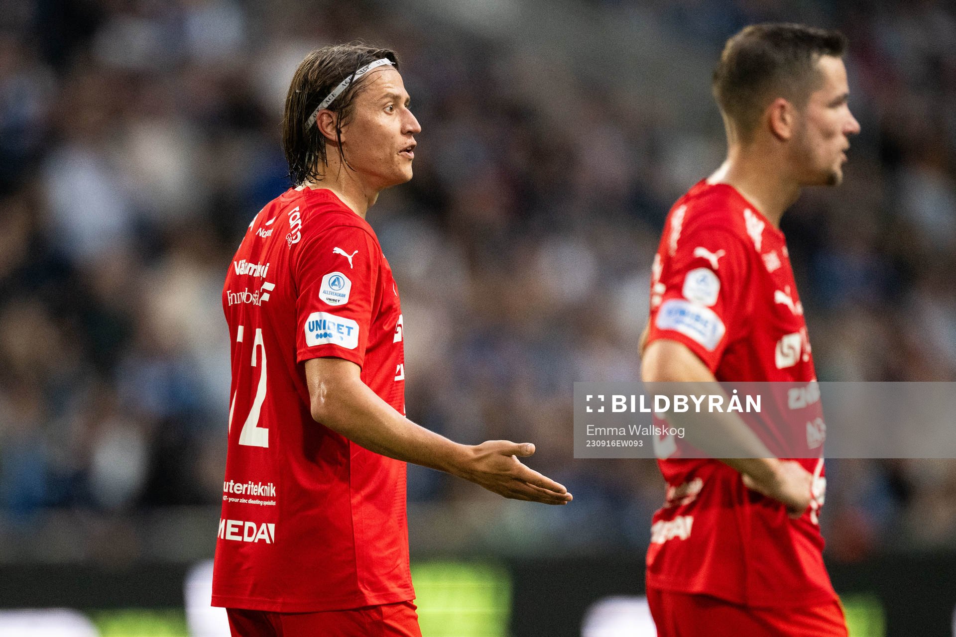 Värnamos Simon Thern reagerar