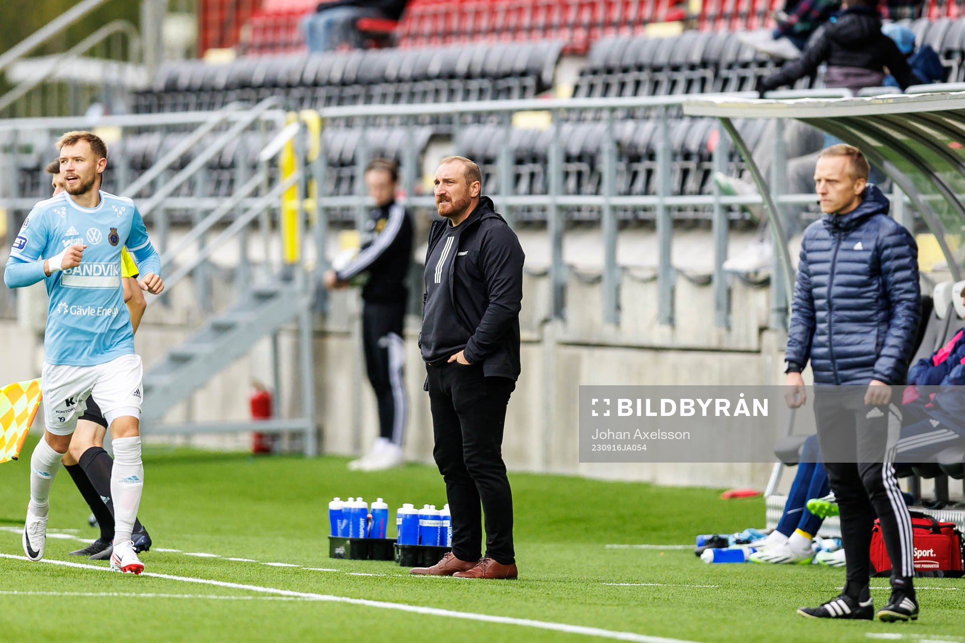 Gefles tränare Mikael Bengtsson