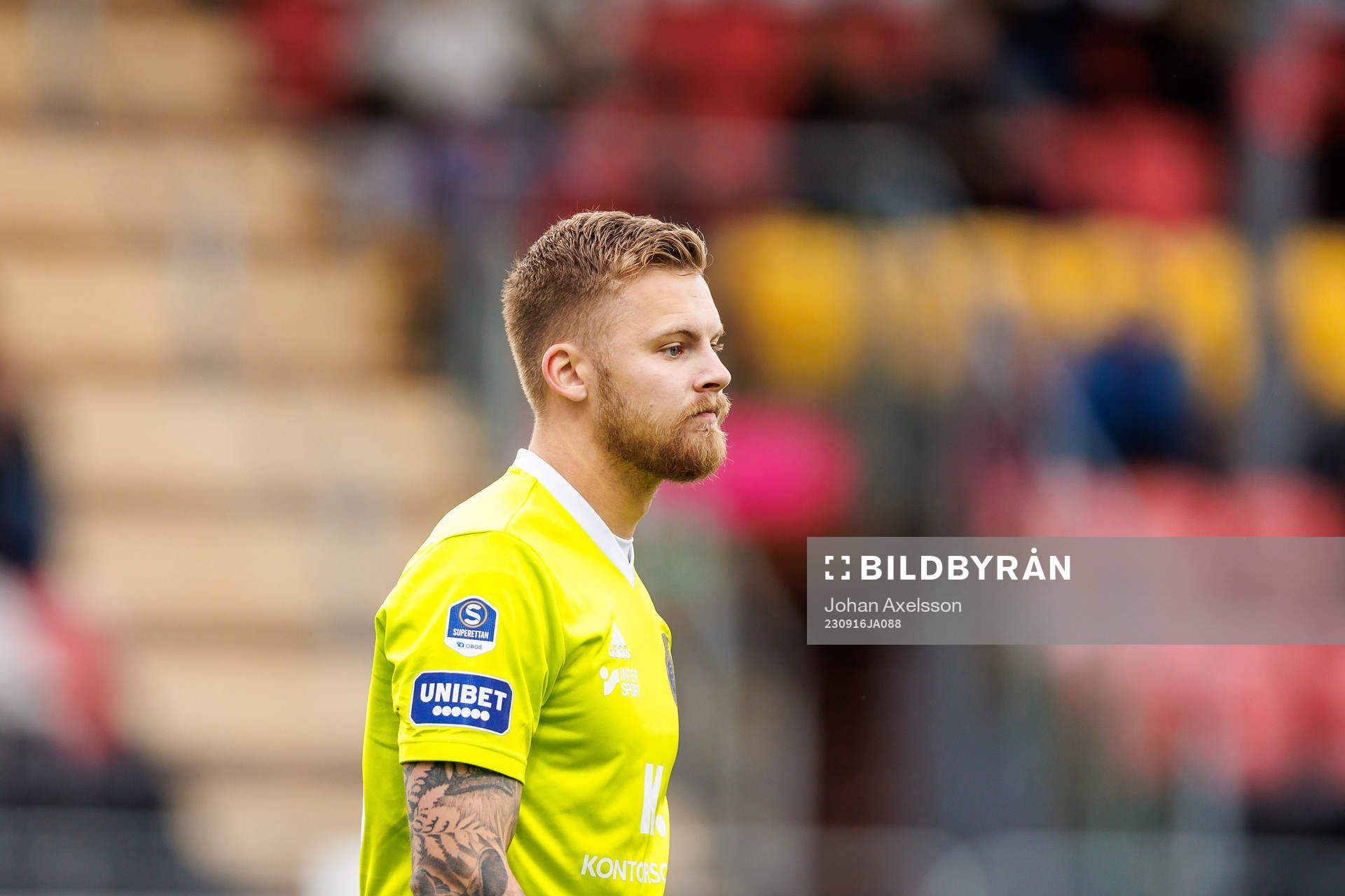 Gefles målvakt Robin Wallinder