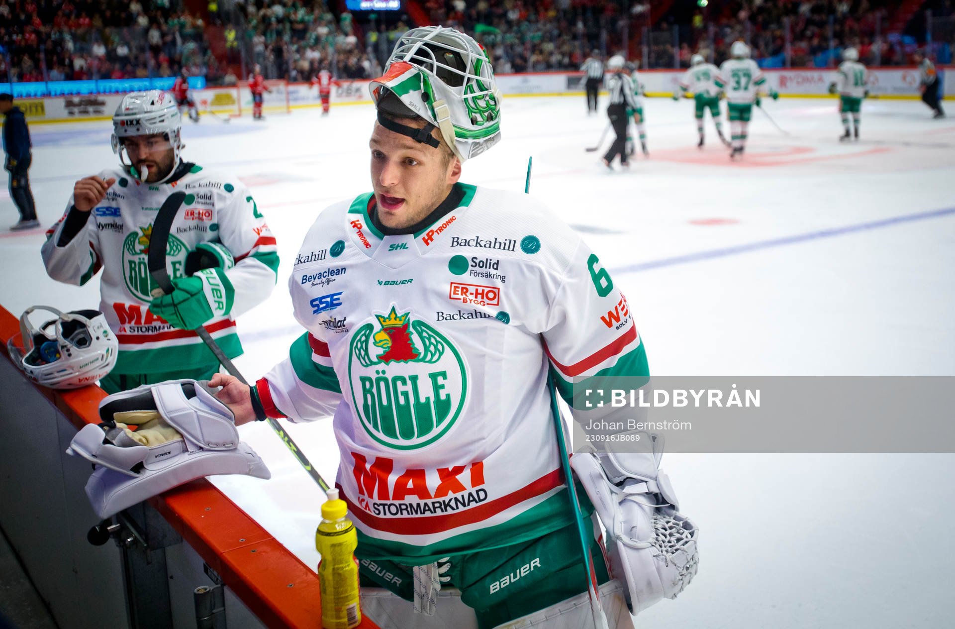 Rögles målvakt Petr Kvaca