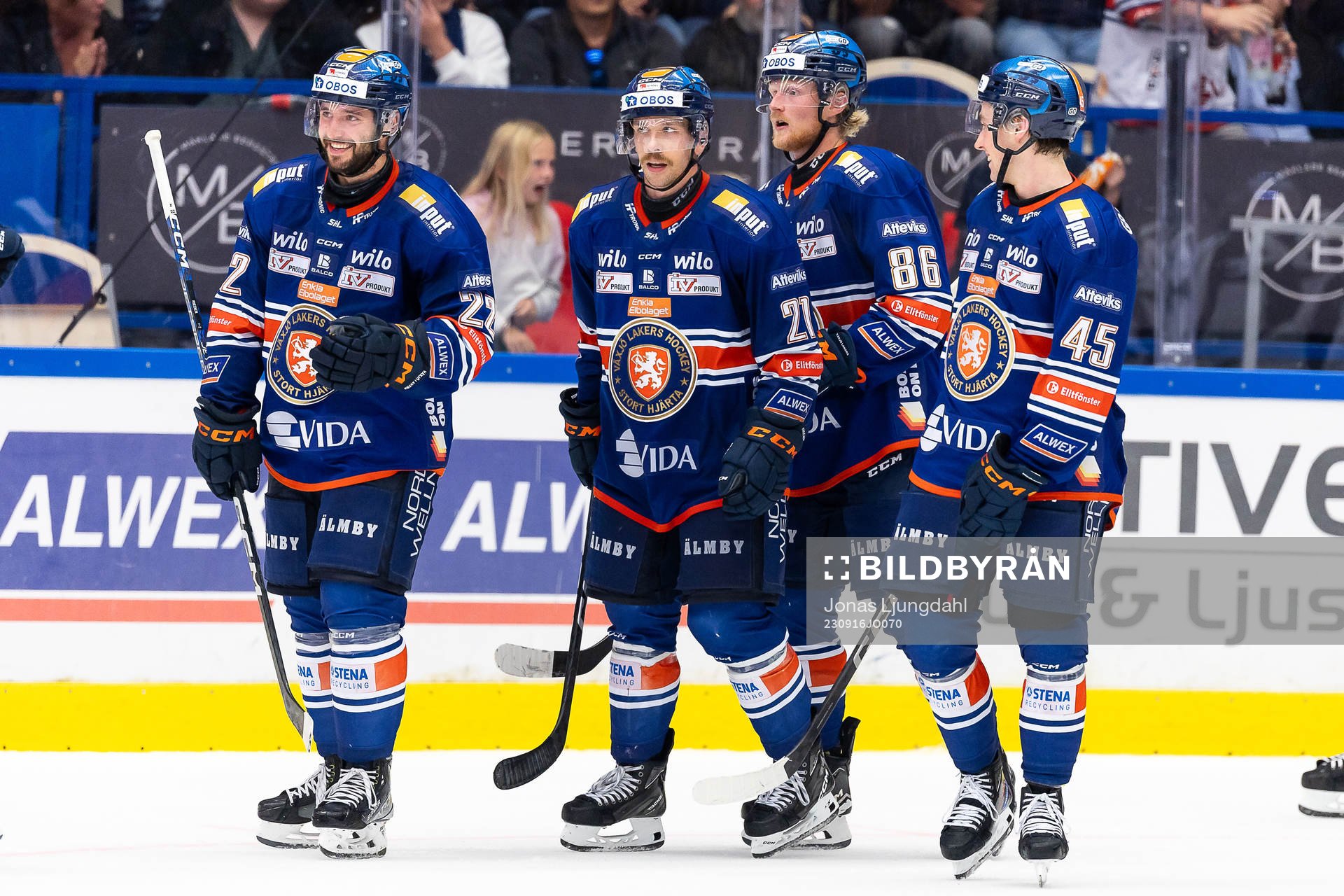 Växjös Tobias Rieder jublar