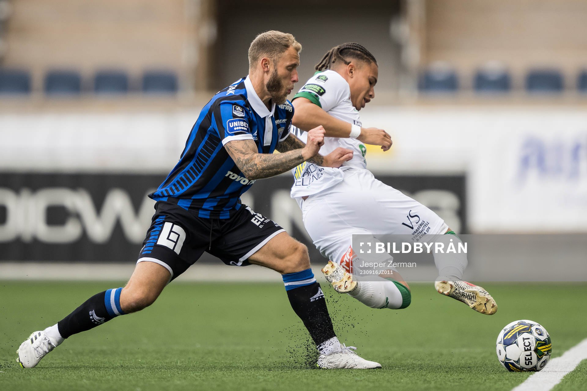 Sirius Joeri De Kamps och Varbergs Maxime Anne Marie Sainte