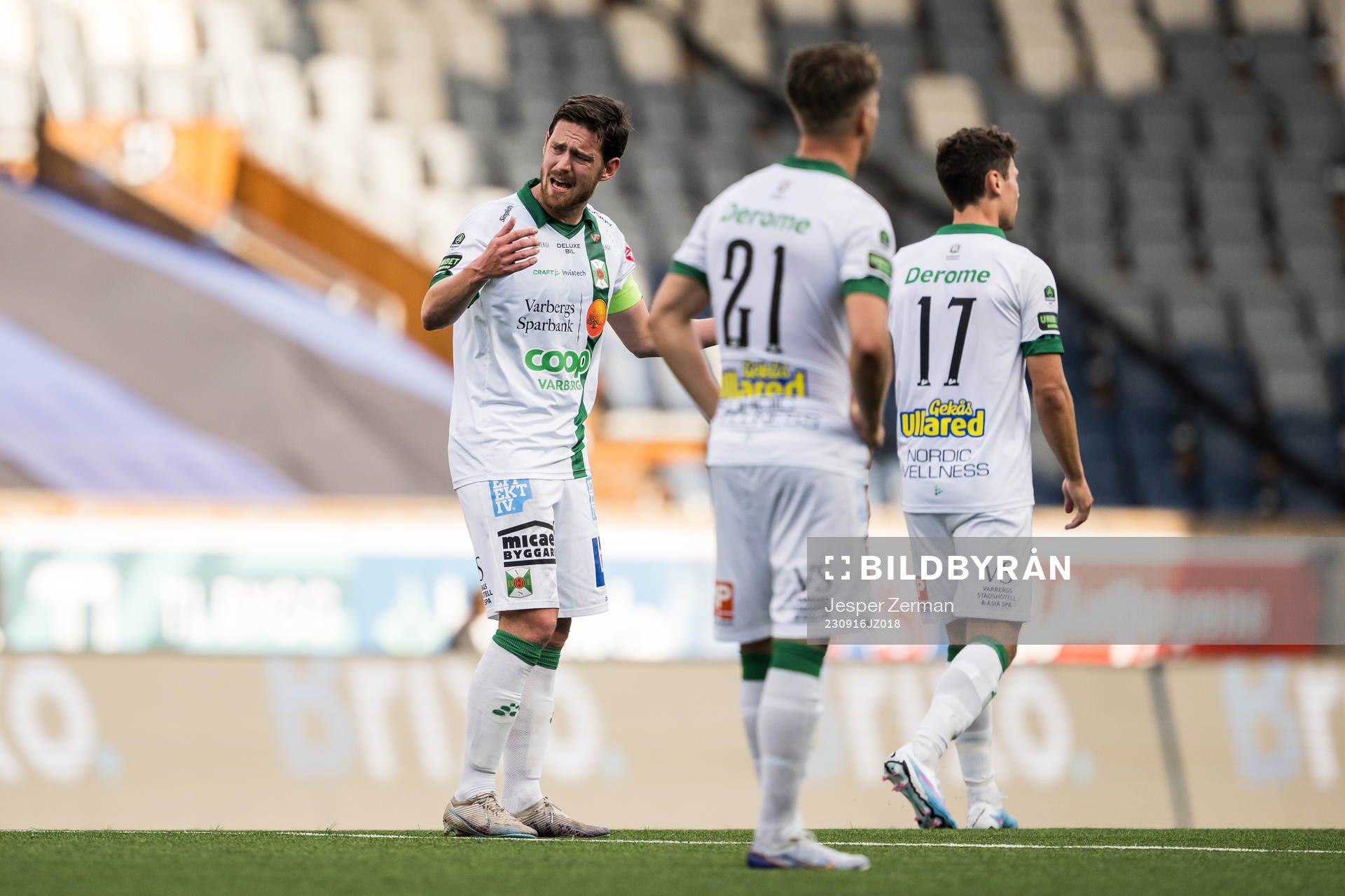 Varbergs Robin Tranberg deppar