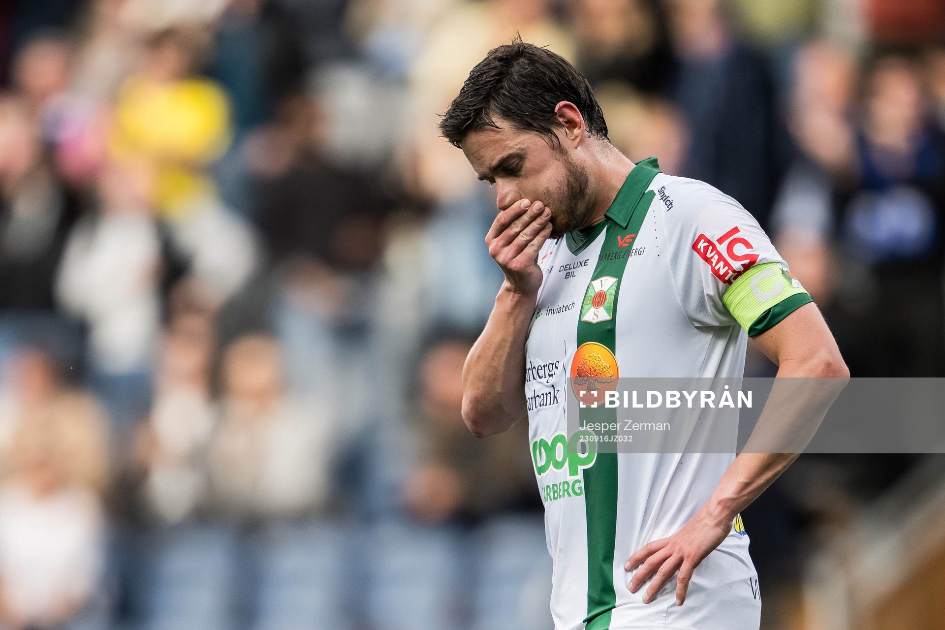 Varbergs Robin Tranberg deppar