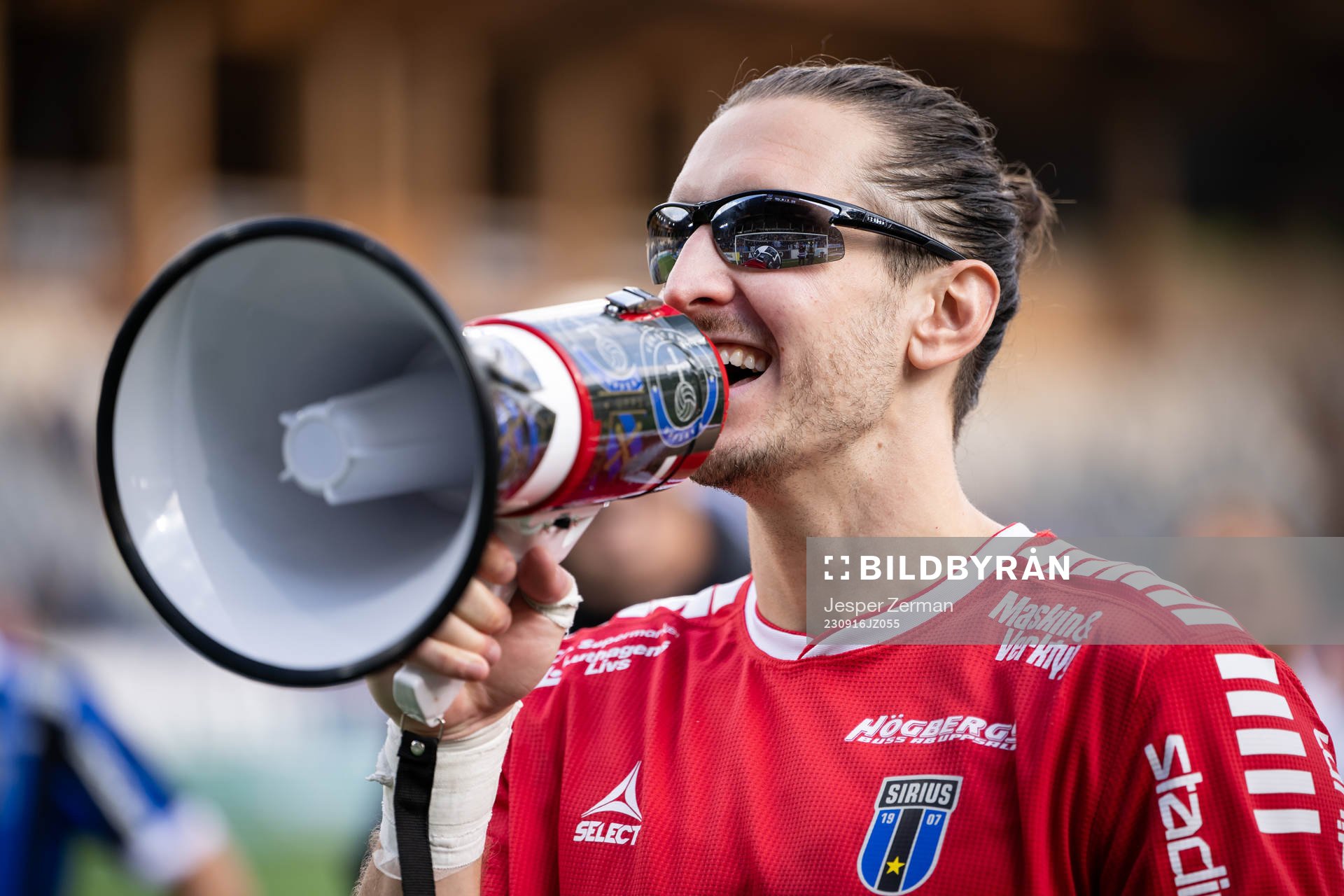 Sirius målvakt David Mitov Nilsson jublar