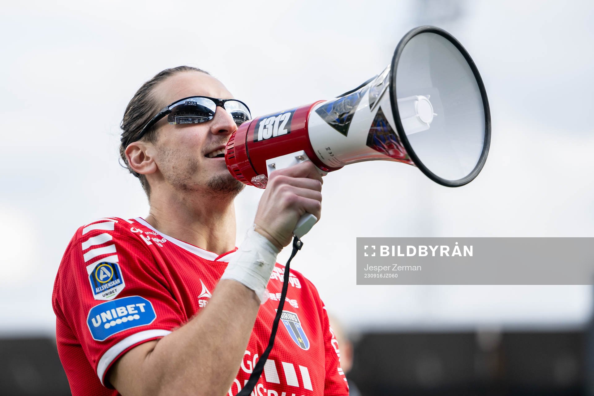 Sirius målvakt David Mitov Nilsson jublar