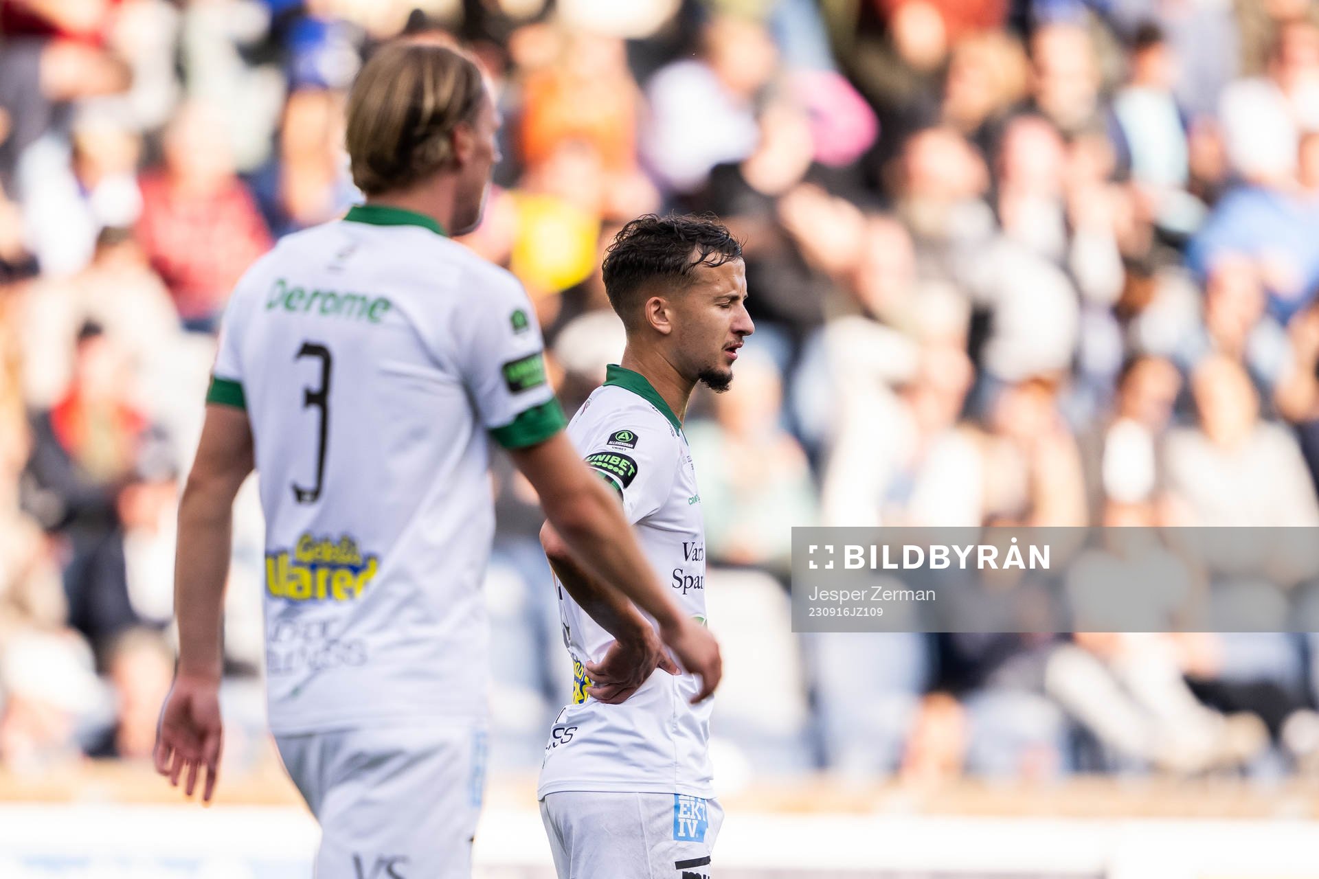 Varbergs Hampus Zackrisson och Yassine El Ouatki deppar