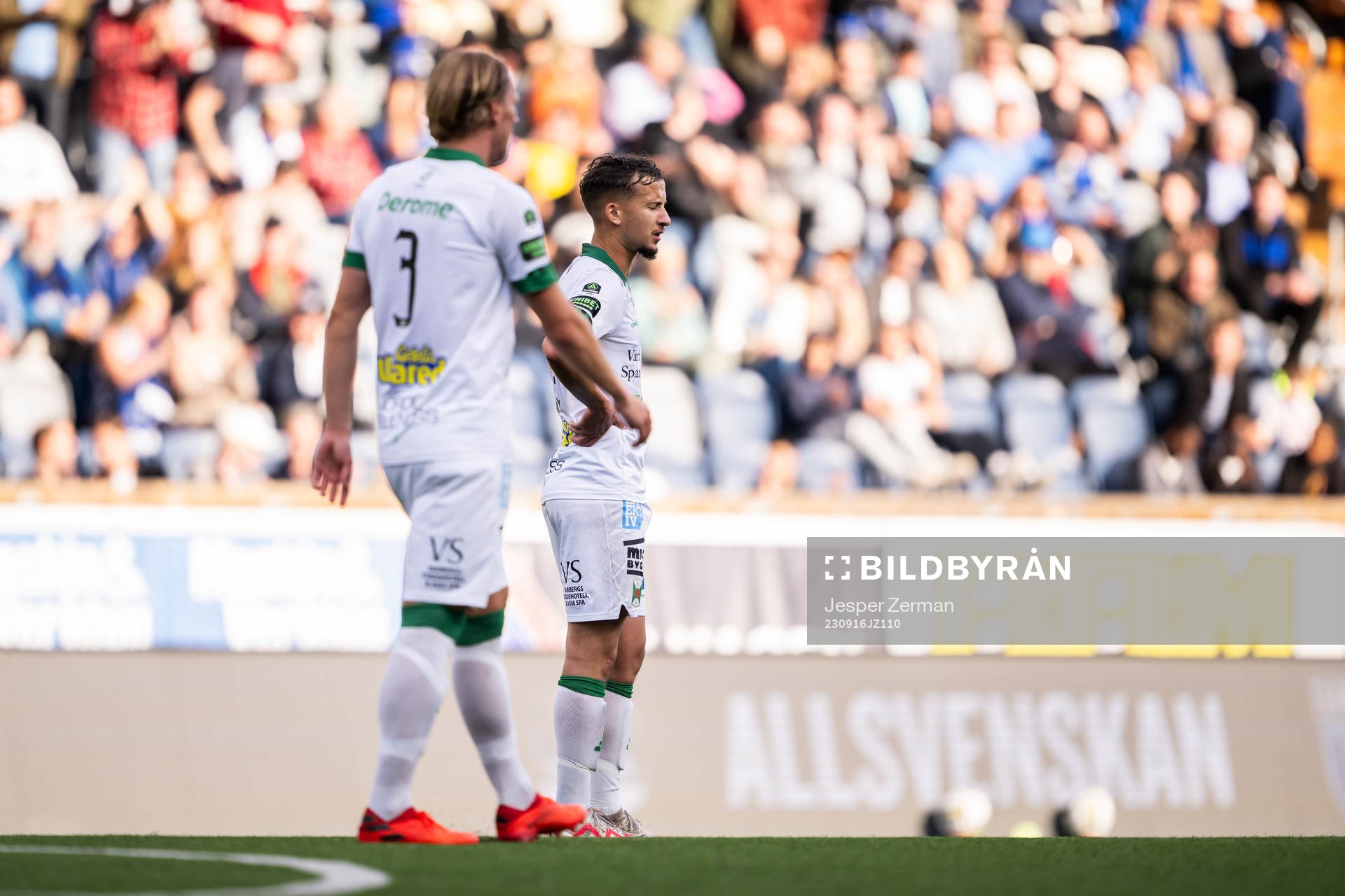 Varbergs Hampus Zackrisson och Yassine El Ouatki deppar