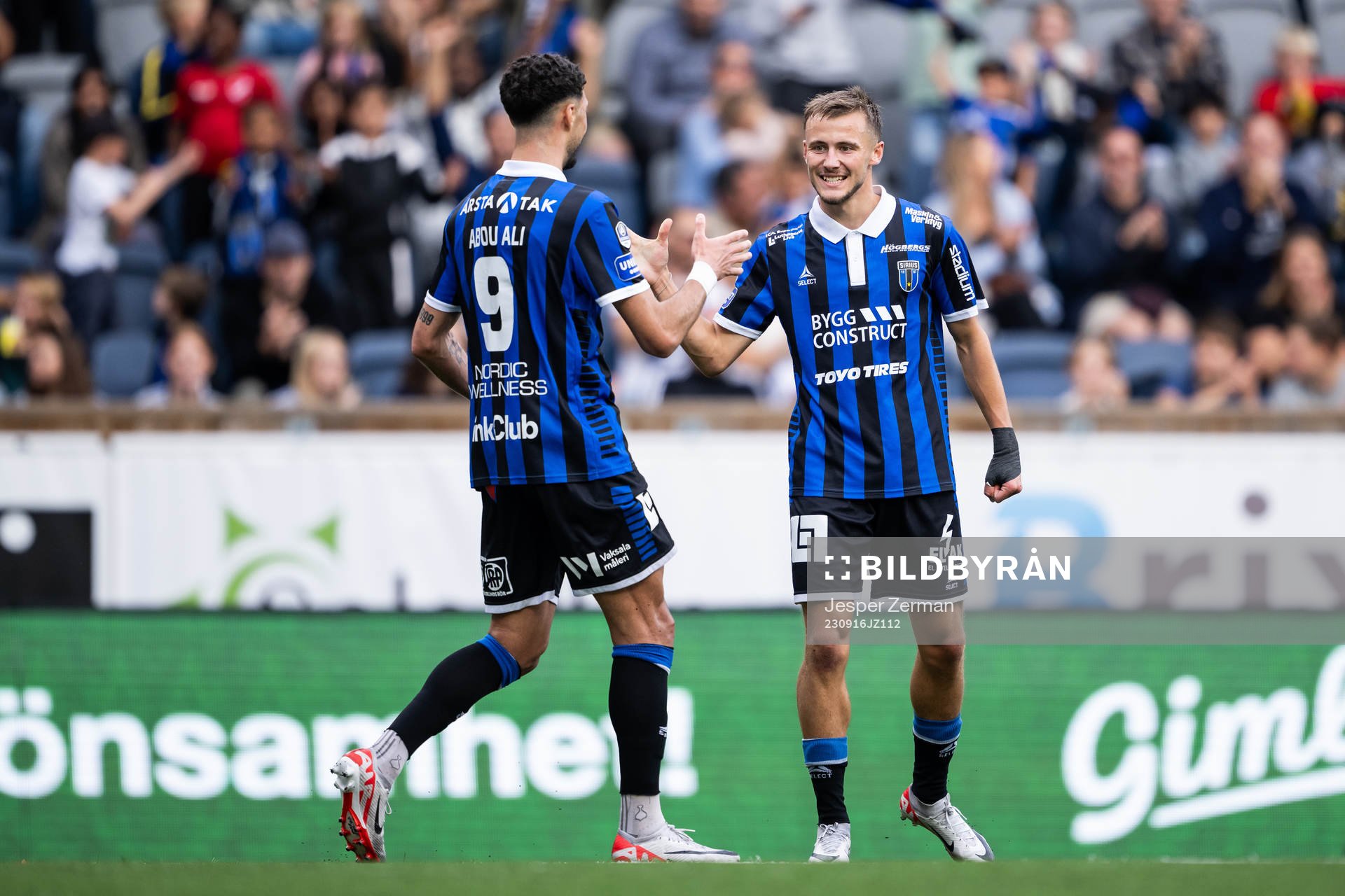 Sirius Wessam Abou Ali och Melker Heier jublar
