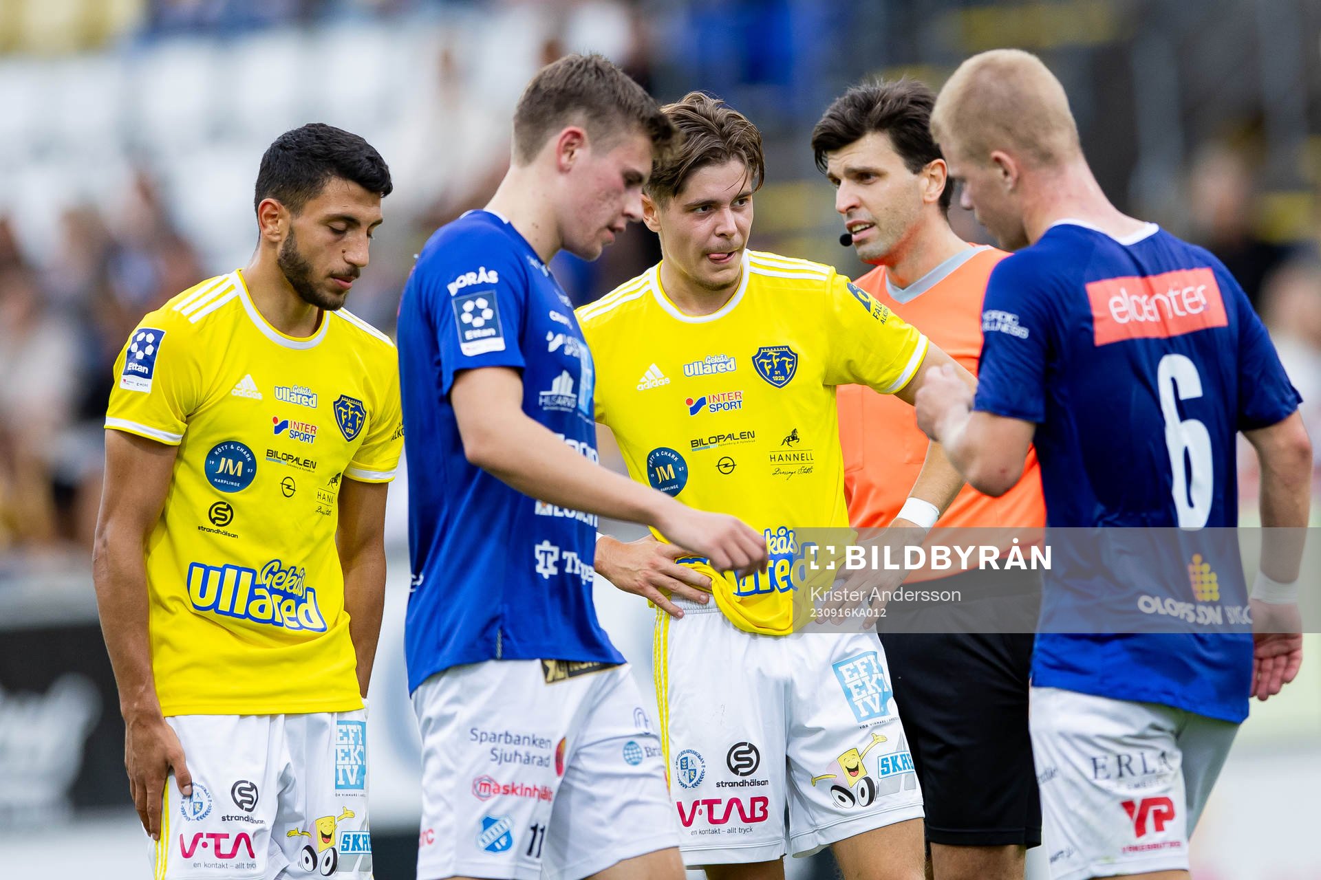 Falkenbergs Leonardo Farah Shahin och Remo Gotfredsen Grgic