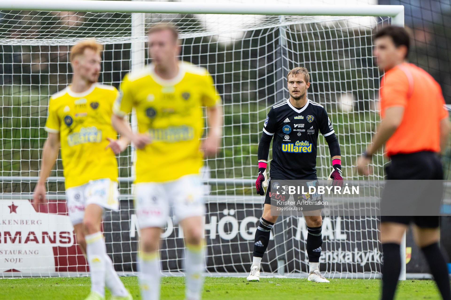 Falkenbergs målvakt Anton Andersson