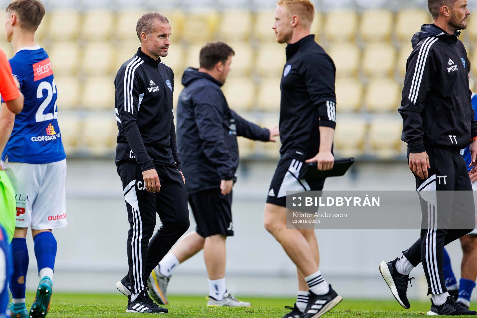 Falkenbergs tränare Christoffer Andersson