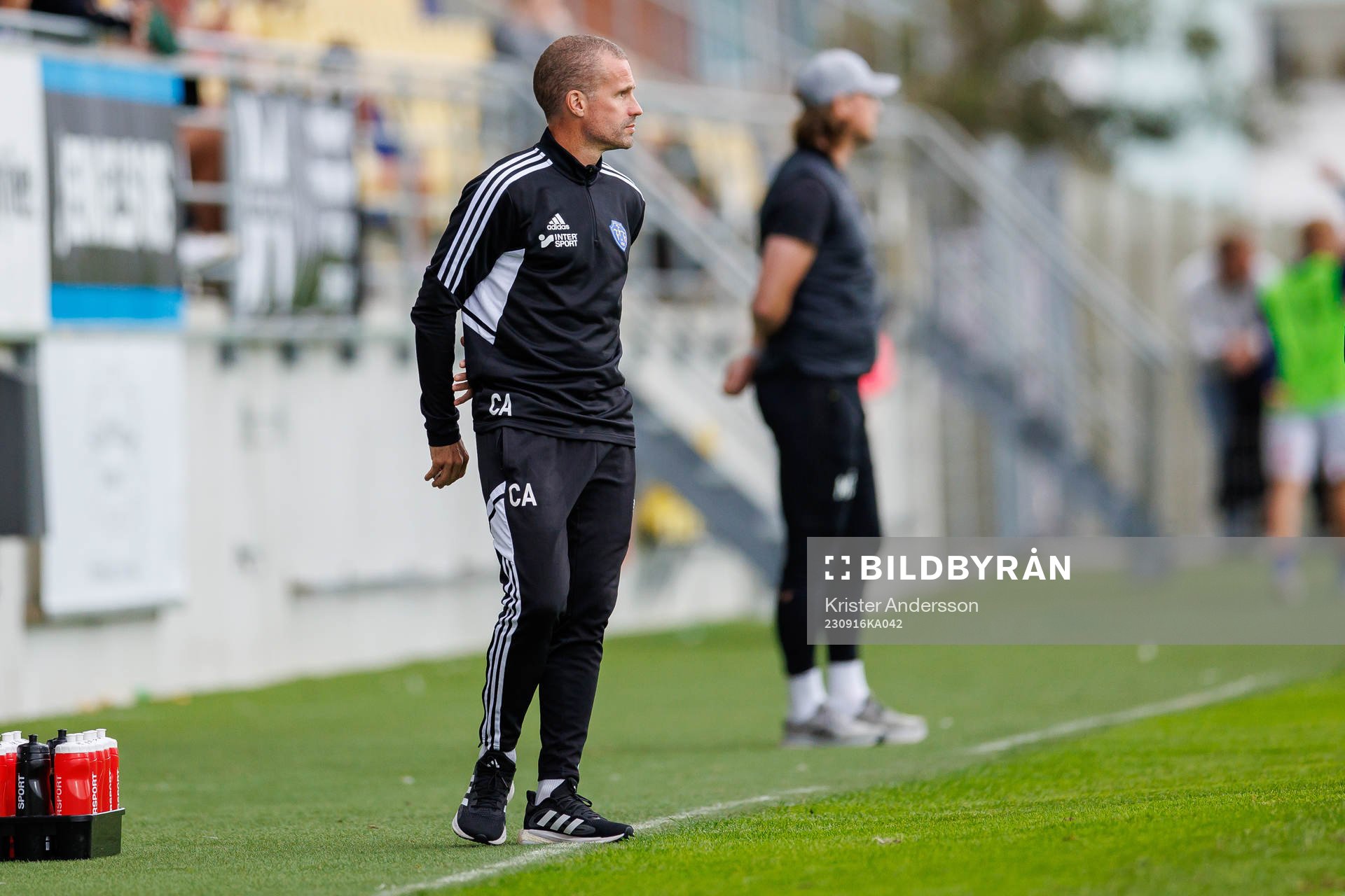 Falkenbergs tränare Christoffer Andersson