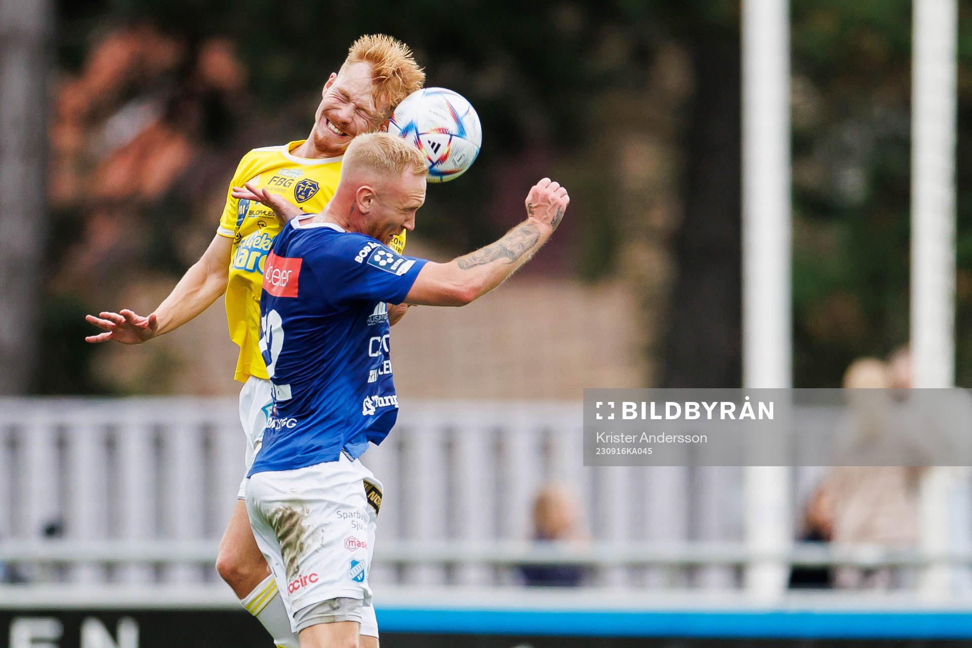 Falkenbergs Linus Borgström och Norrbys Max Olsson